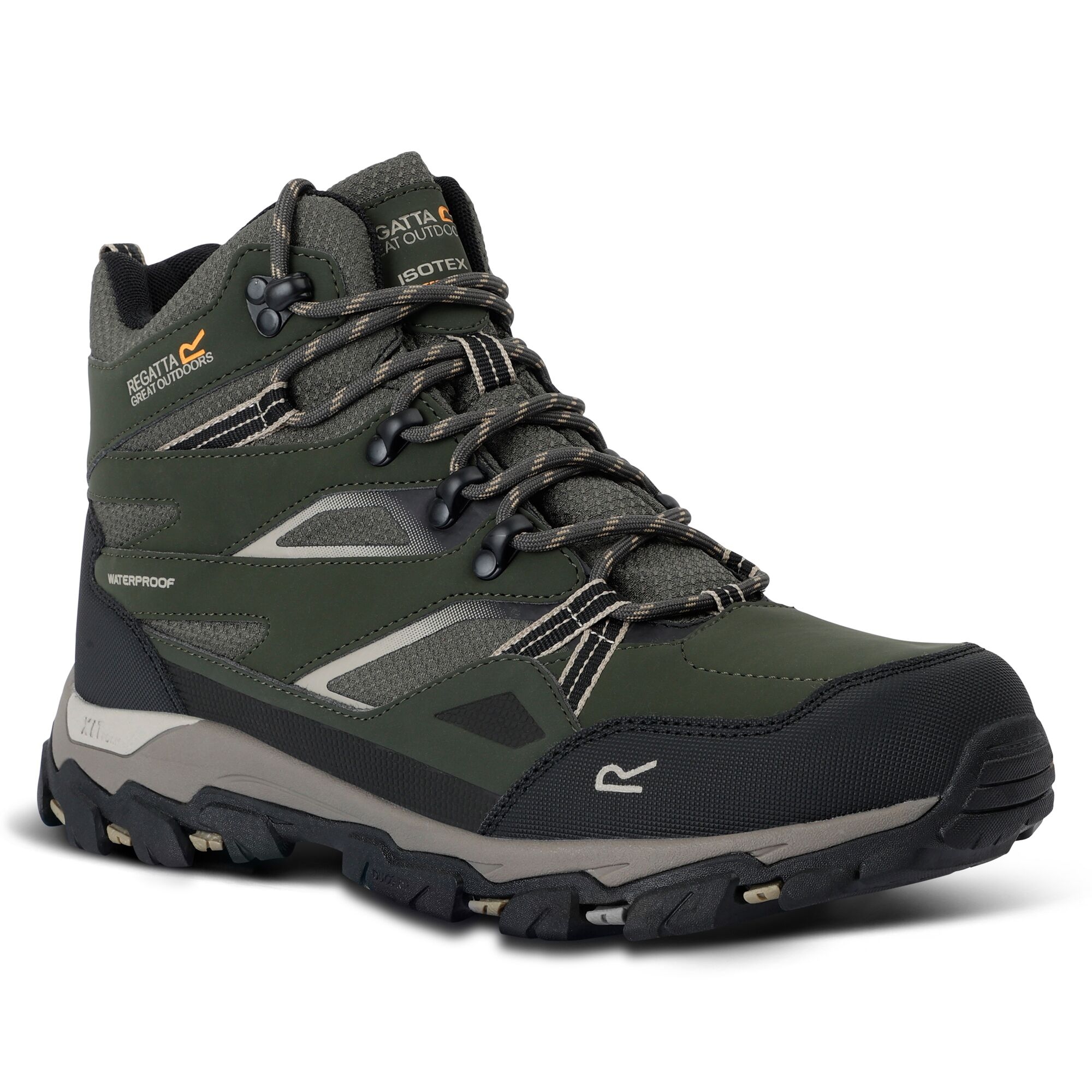 Men's Holcombe III Walking Boots | Dark Khaki Gold Sand