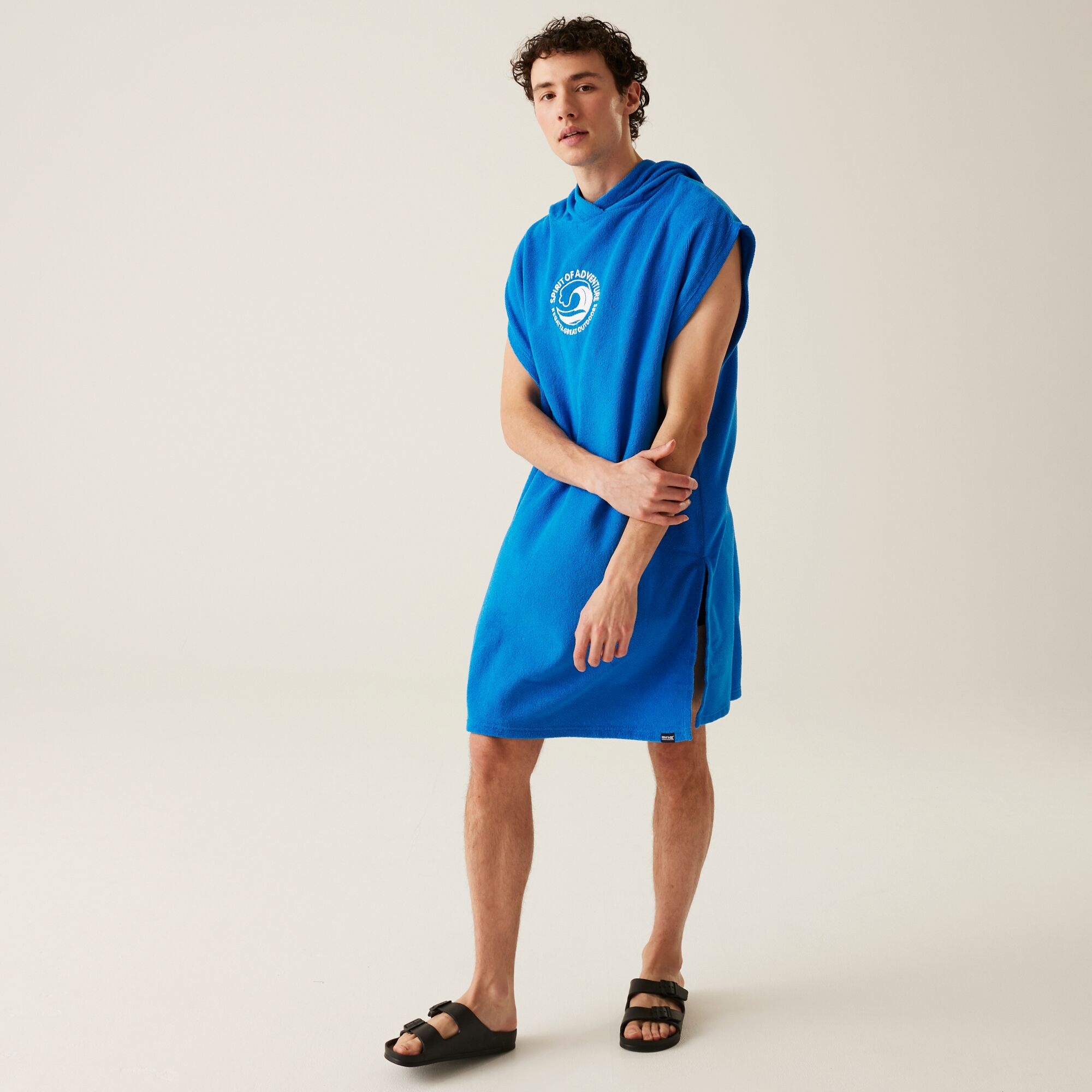Adult's Towel Robe | Oxford Blue