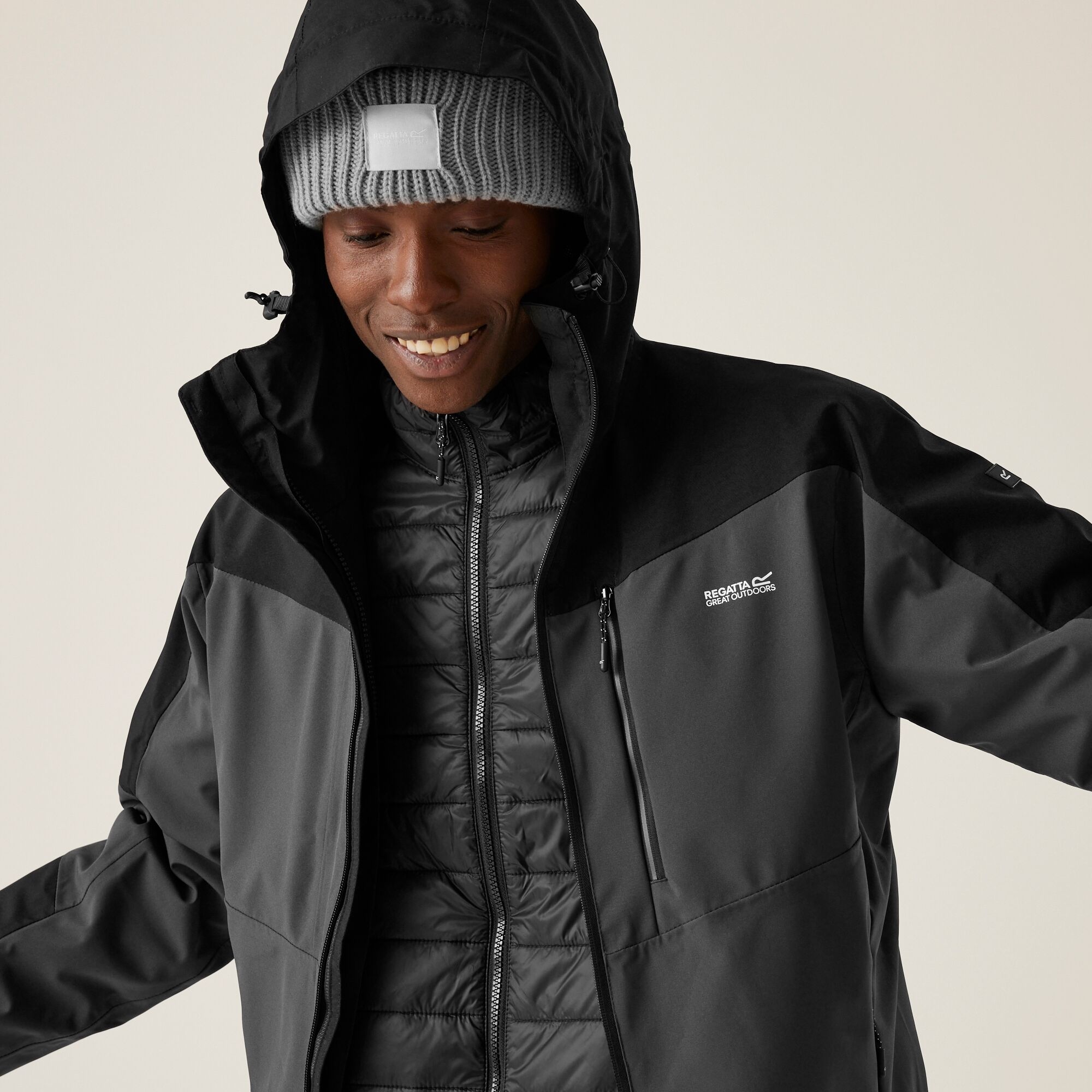 Men's Wentwood IX 3-in-1 Jacket | Ash Black