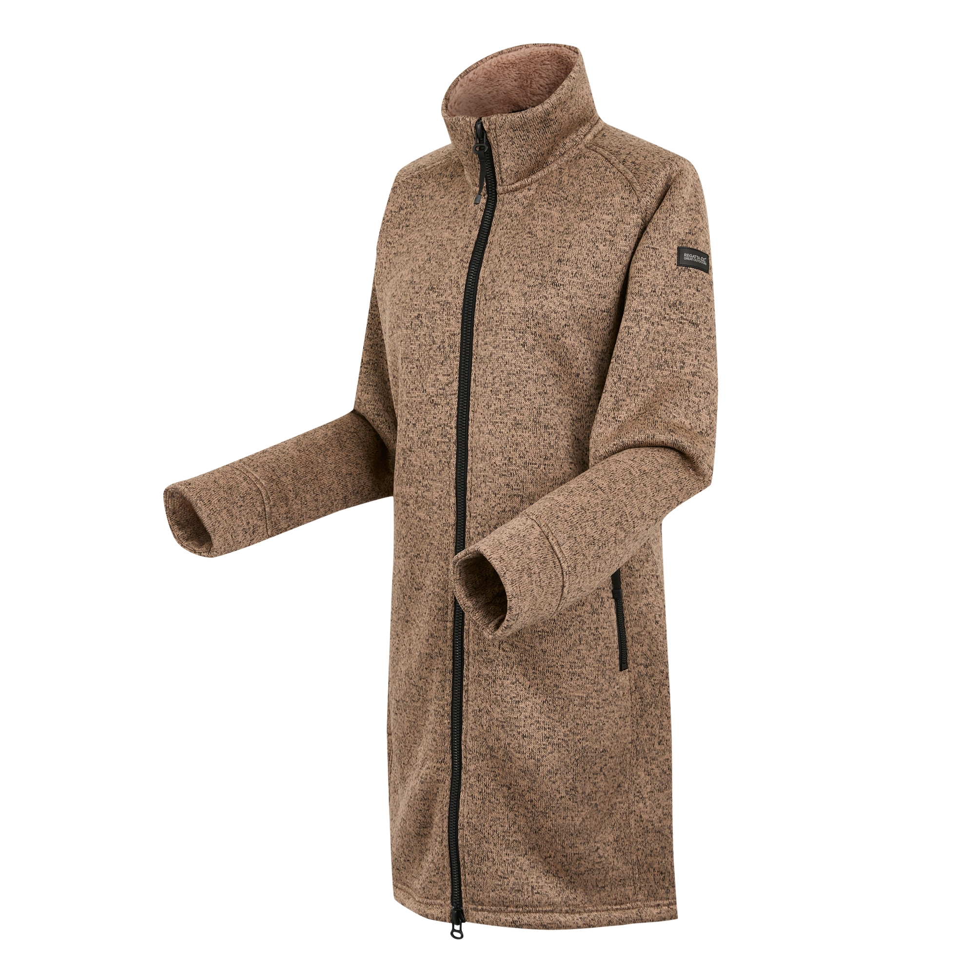 Women's Emilide Longer Length Fleece | Warm Taupe