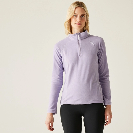 Women's Montes Lightweight Half-Zip Fleece | Wisteria Lilac Thistle