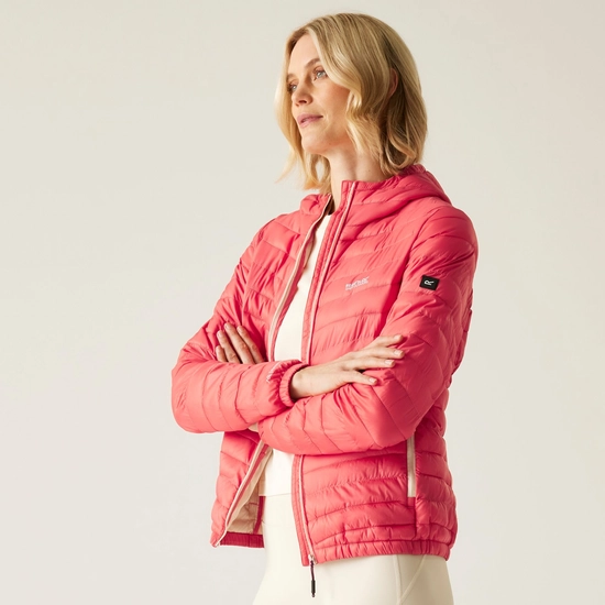 Women's Hurden Padded Jacket | Peach Bloom Light Vanilla