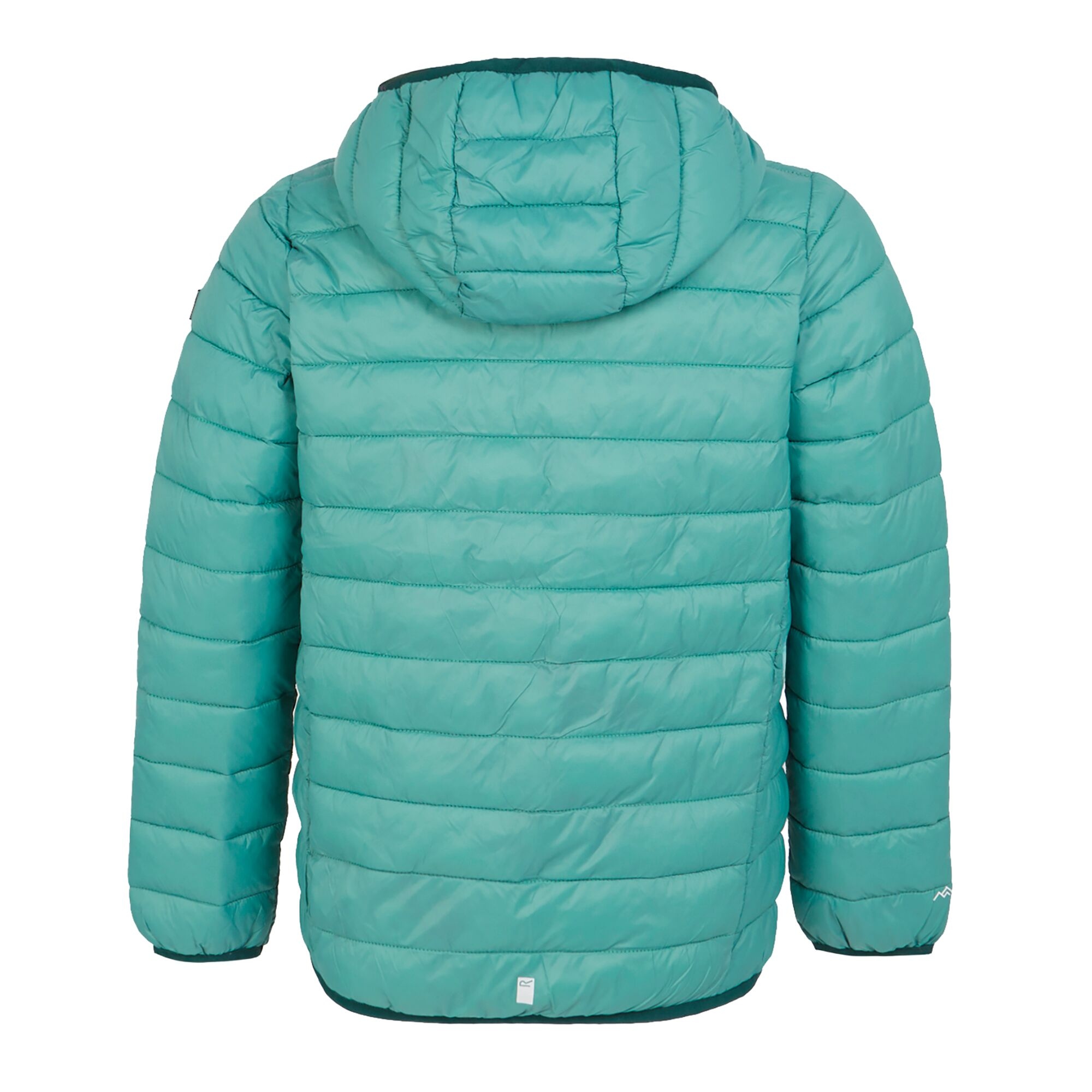 Kids' Hooded Marizion Padded Jacket | Dusty Green Deep Pink
