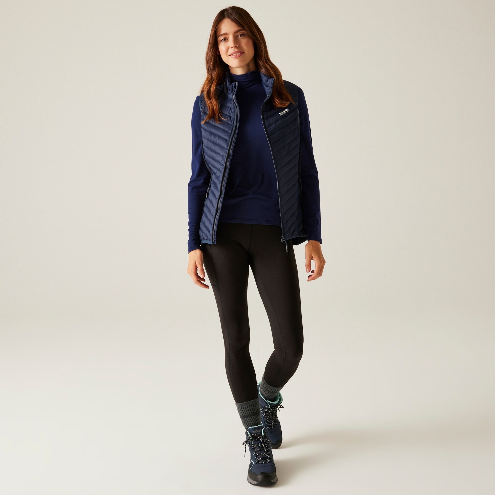 Women's Andreson Hybrid Gilet | Navy