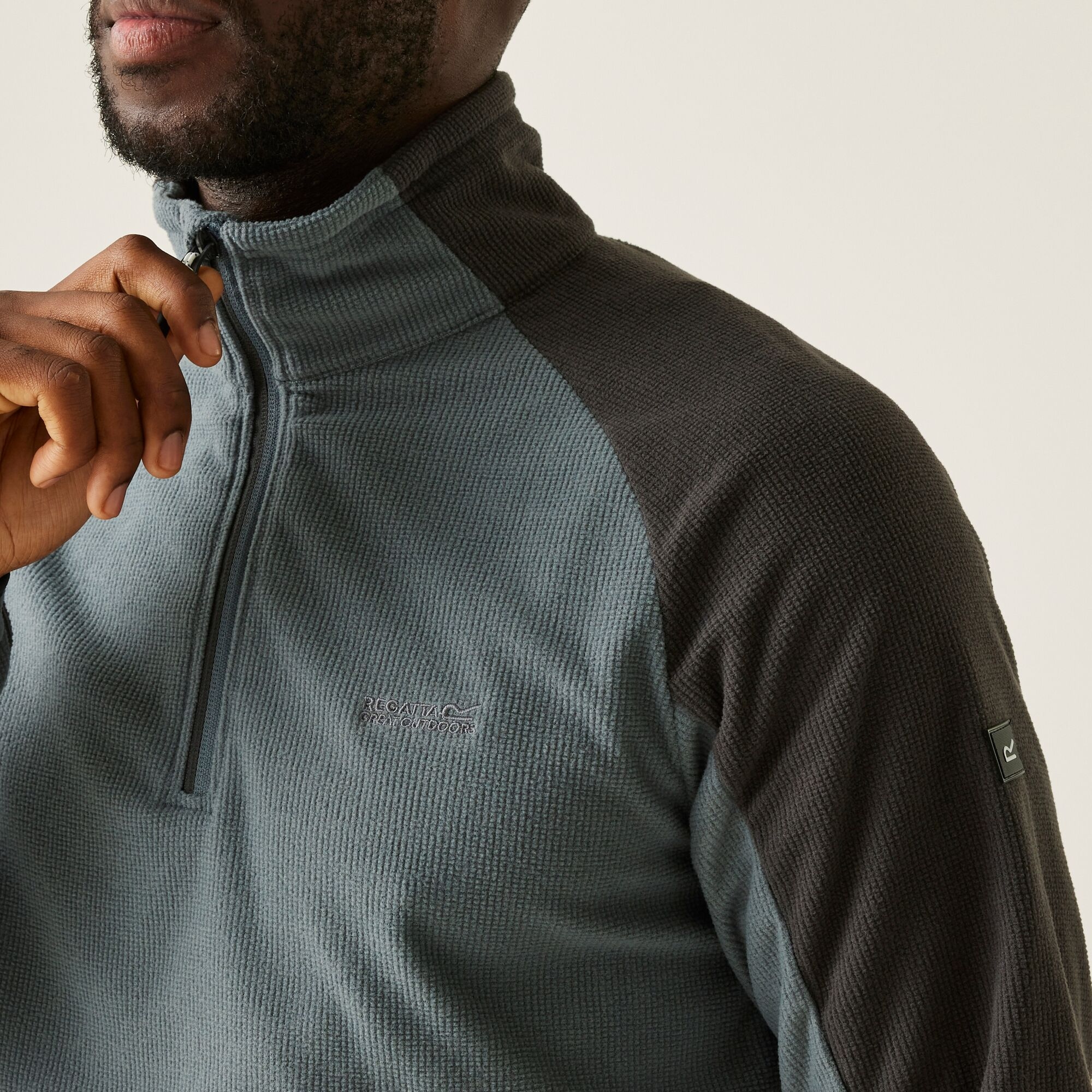 Men's Elson II Lightweight Fleece | Stormy Weather Ash
