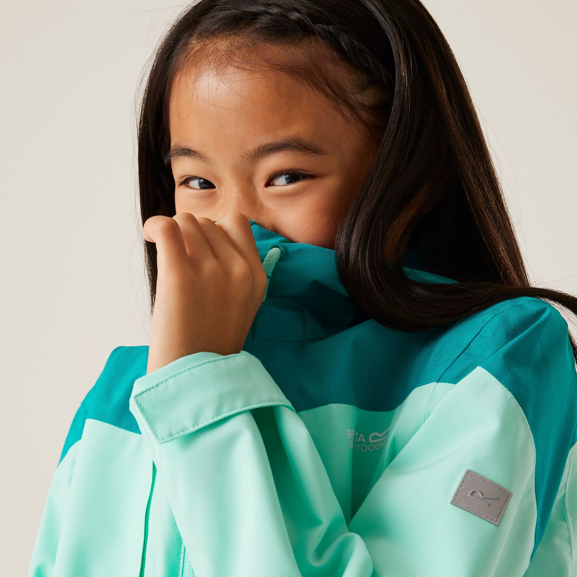 Kids' Highton VI Waterpoof Jacket | Aruba Blue Exotic Plume Icy Morn