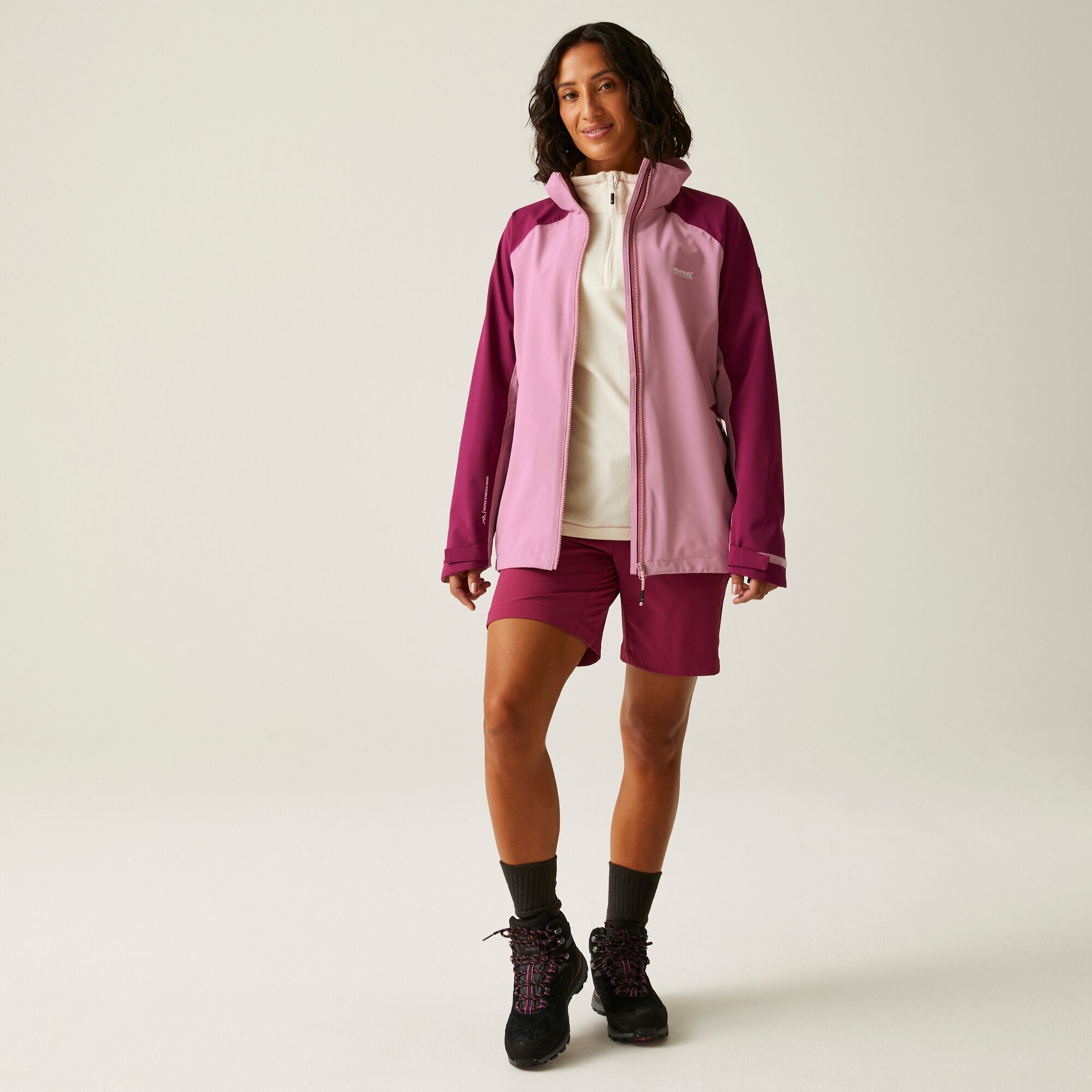 Women's Bosfield III Waterproof Jacket | Lilas Beaujolais Light Vanilla