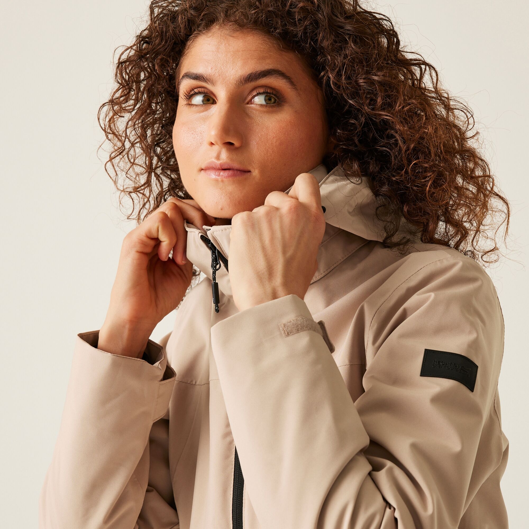 Women's Coriver 3-in-1 Jacket | Warm Taupe Black Inner
