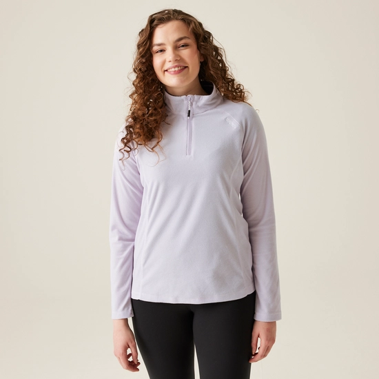 Women's Montes Lightweight Half-Zip Fleece | Wisteria Lilac Thistle