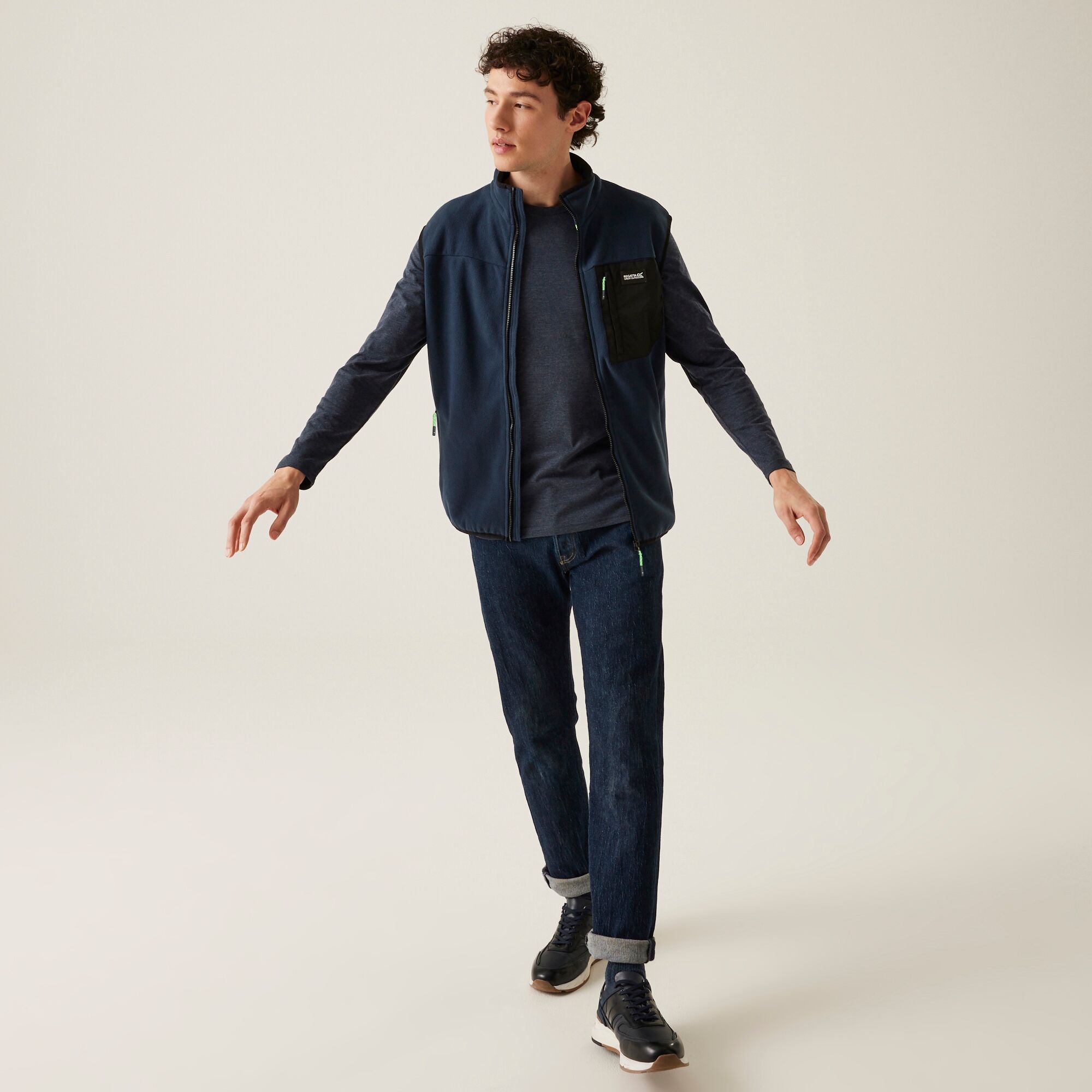 Men's Frankie Fleece Gilet | Navy
