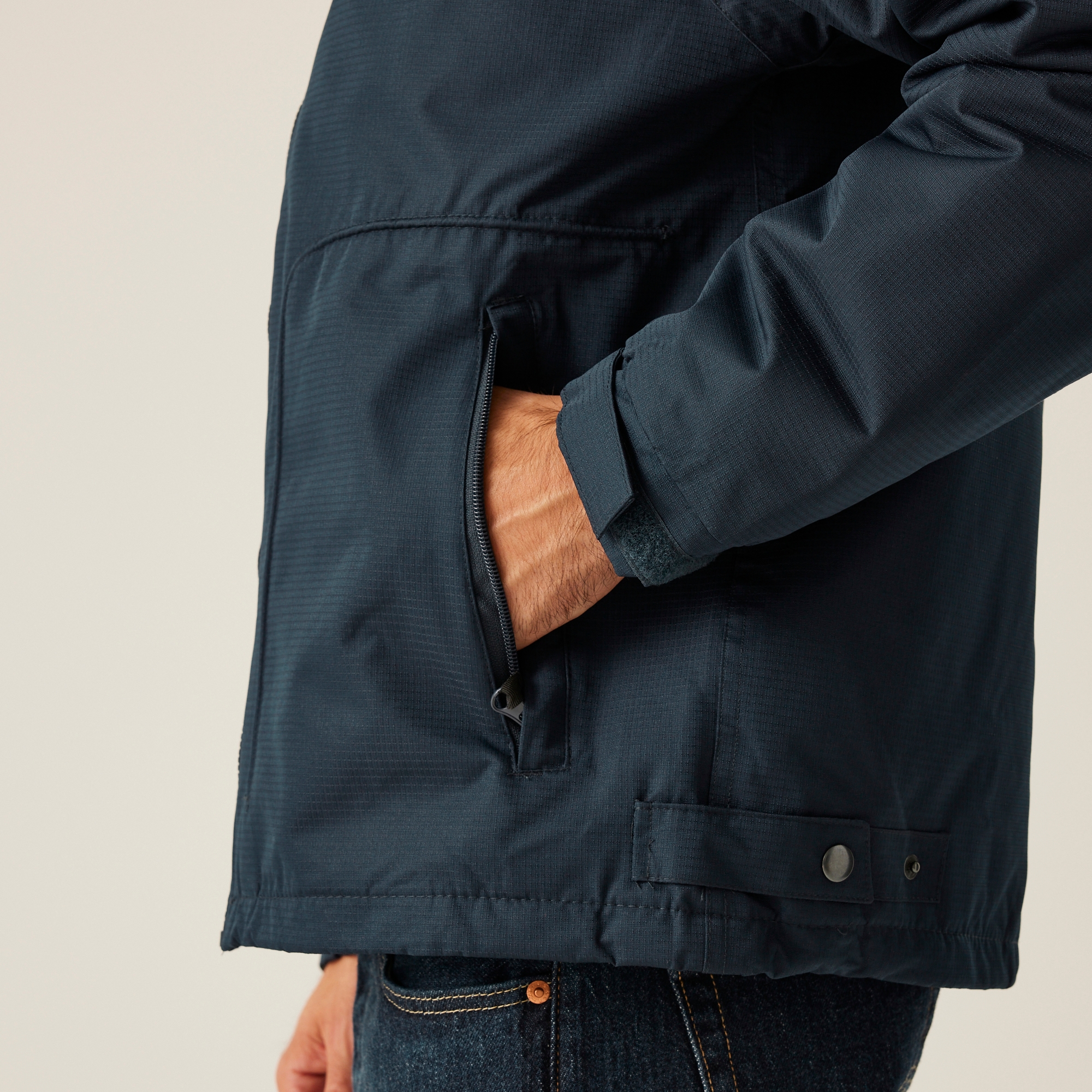 Men's Hudson Fleece Lined Waterproof Insulated Jacket | Navy