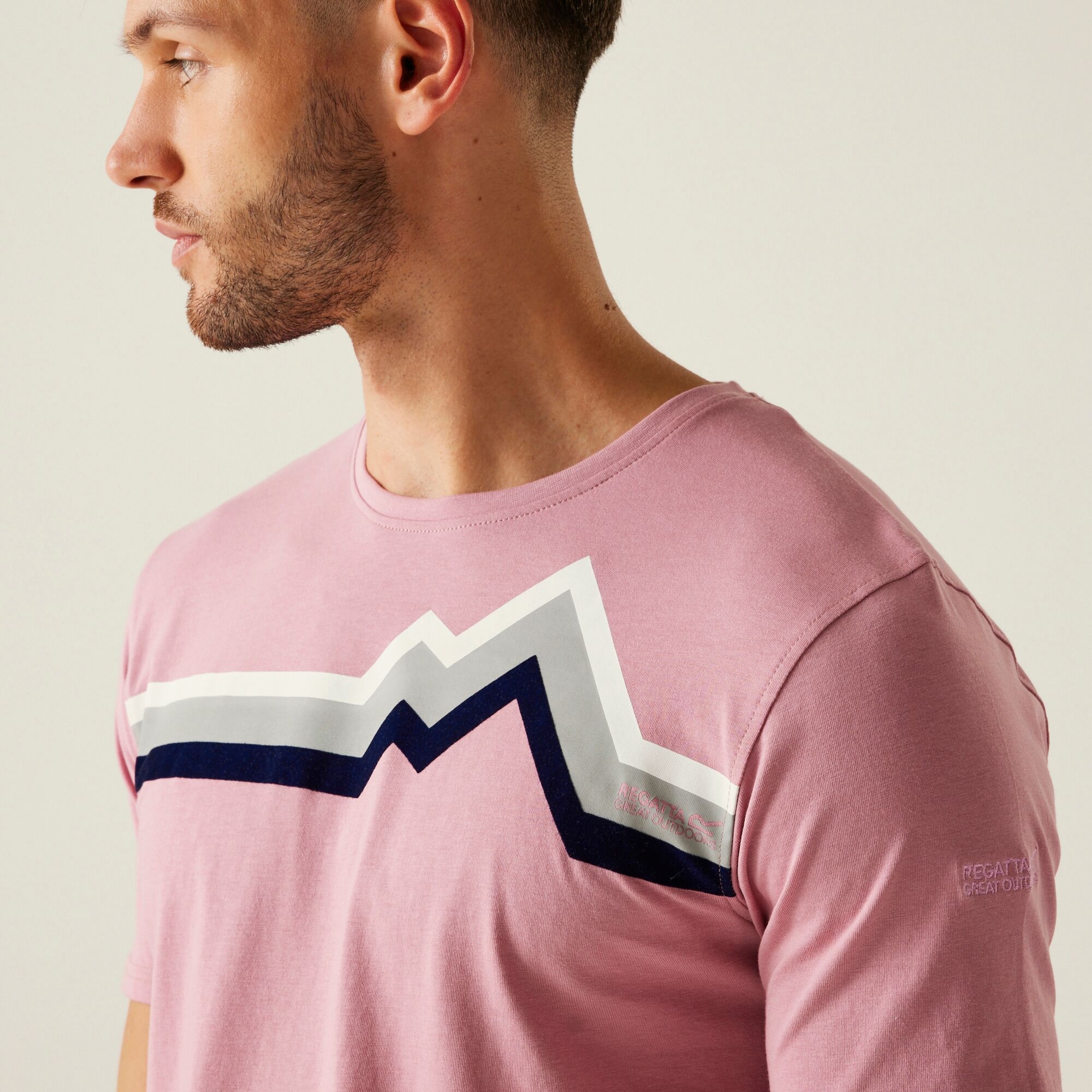 Men's Cline IX T-Shirt | Lilas Linear Mountain