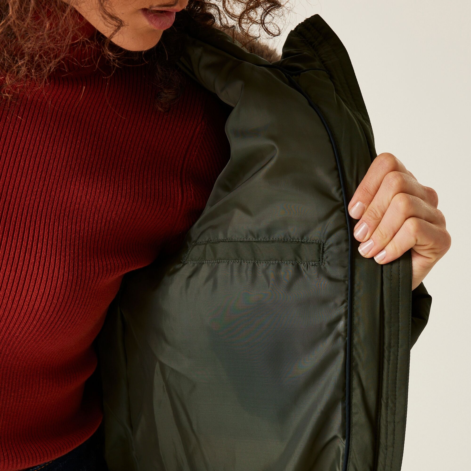 Women's Fritha III Insulated Parka Jacket | Dark Khaki