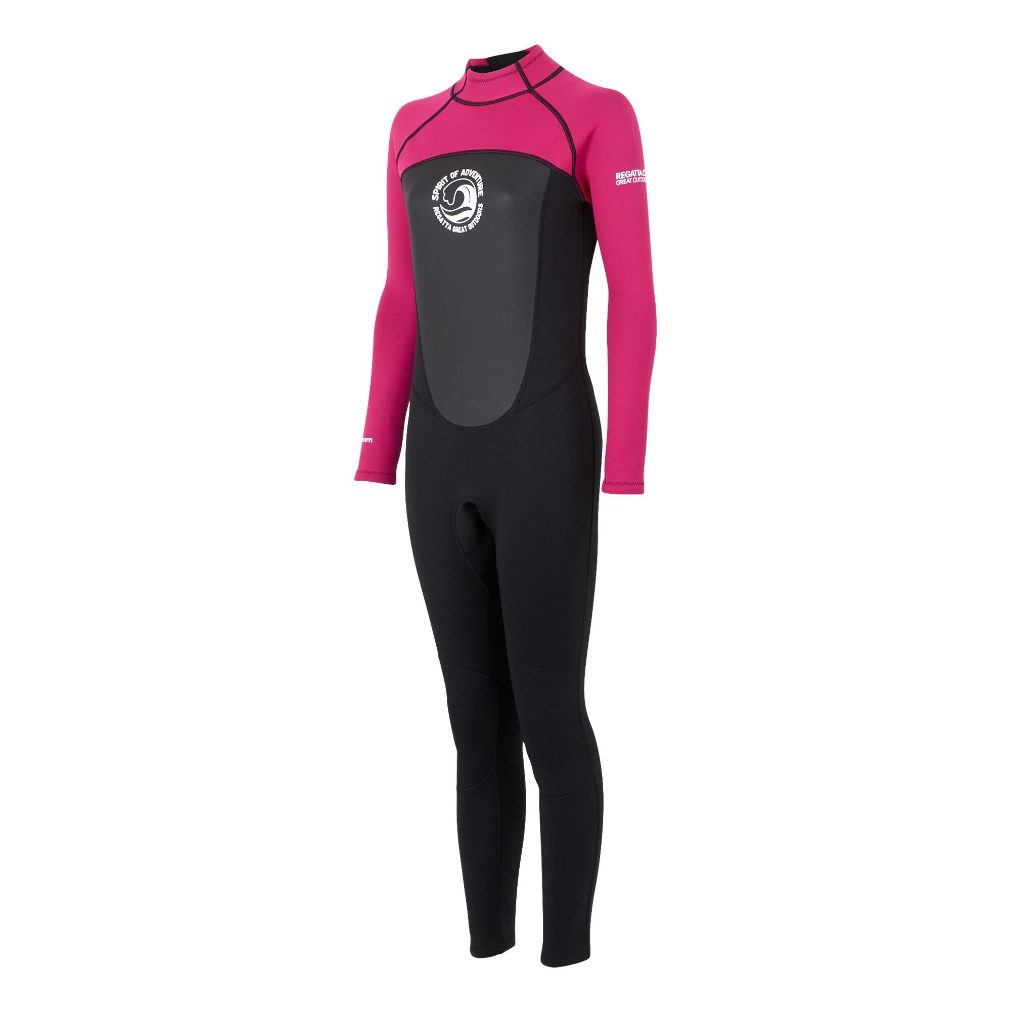 Women's Full 2mm Wetsuit | Black Pink Fusion