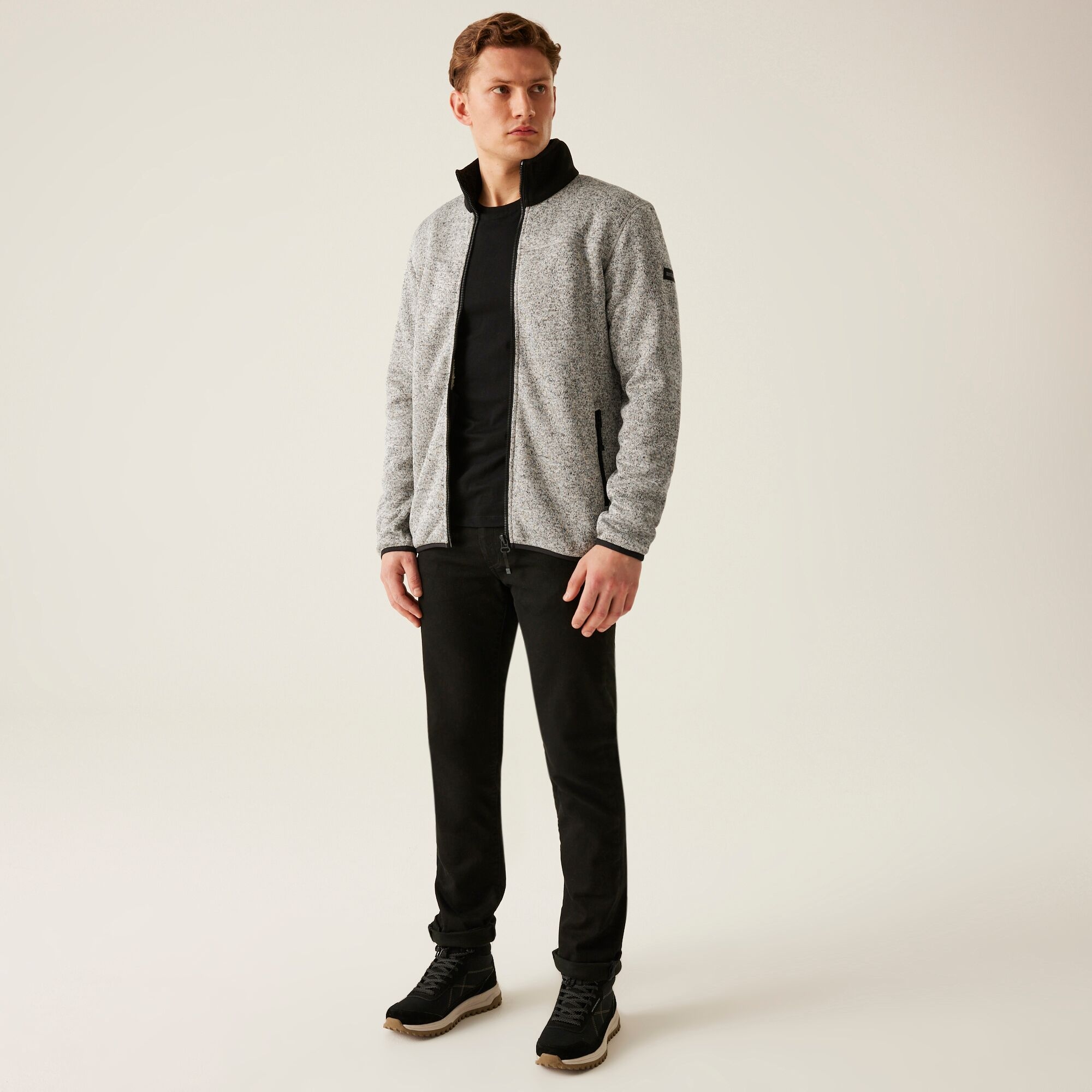 Men's Branleigh Full Zip Fleece | Moonstruck Marl