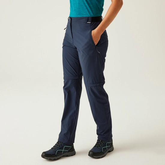 Women's Travel Light II Zip Off Packaway Trousers | Seal Grey