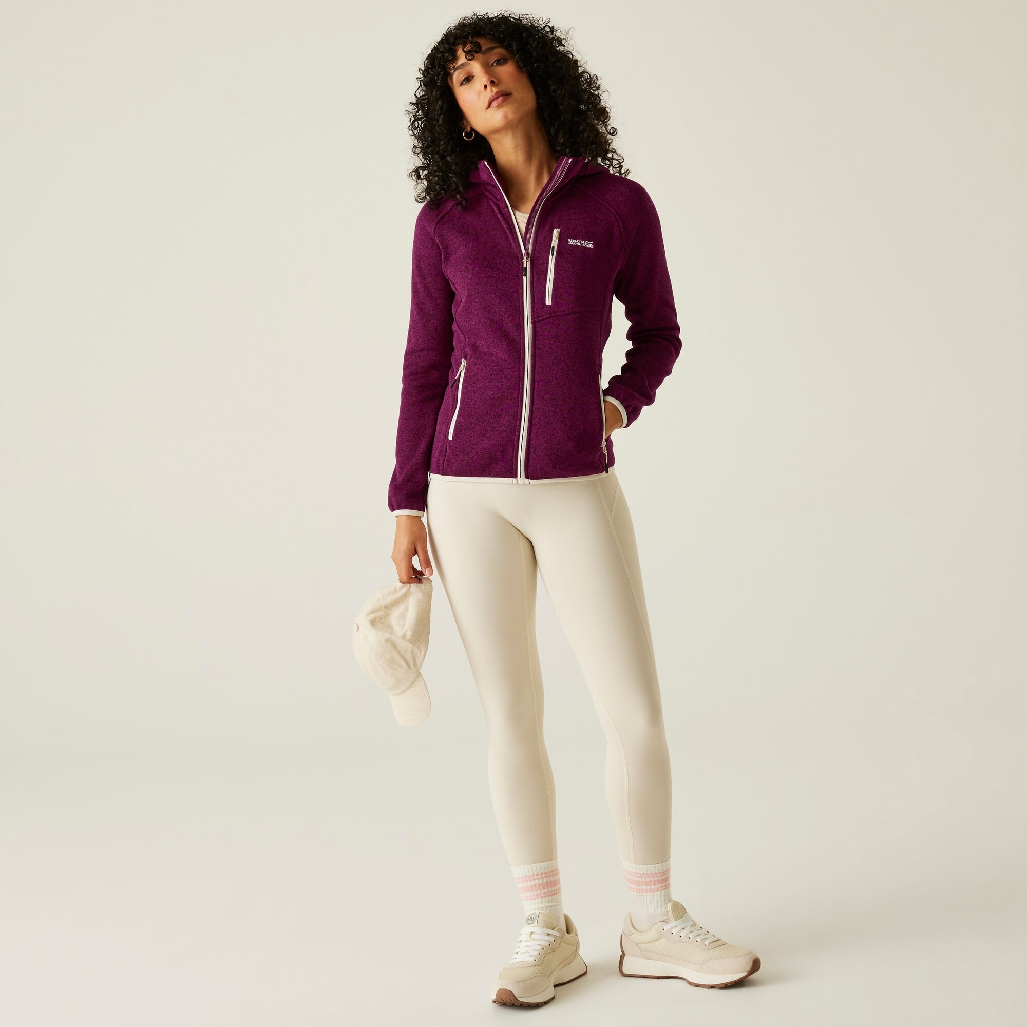 Women's Newhill II Hooded Fleece | Beaujolais Light Vanilla