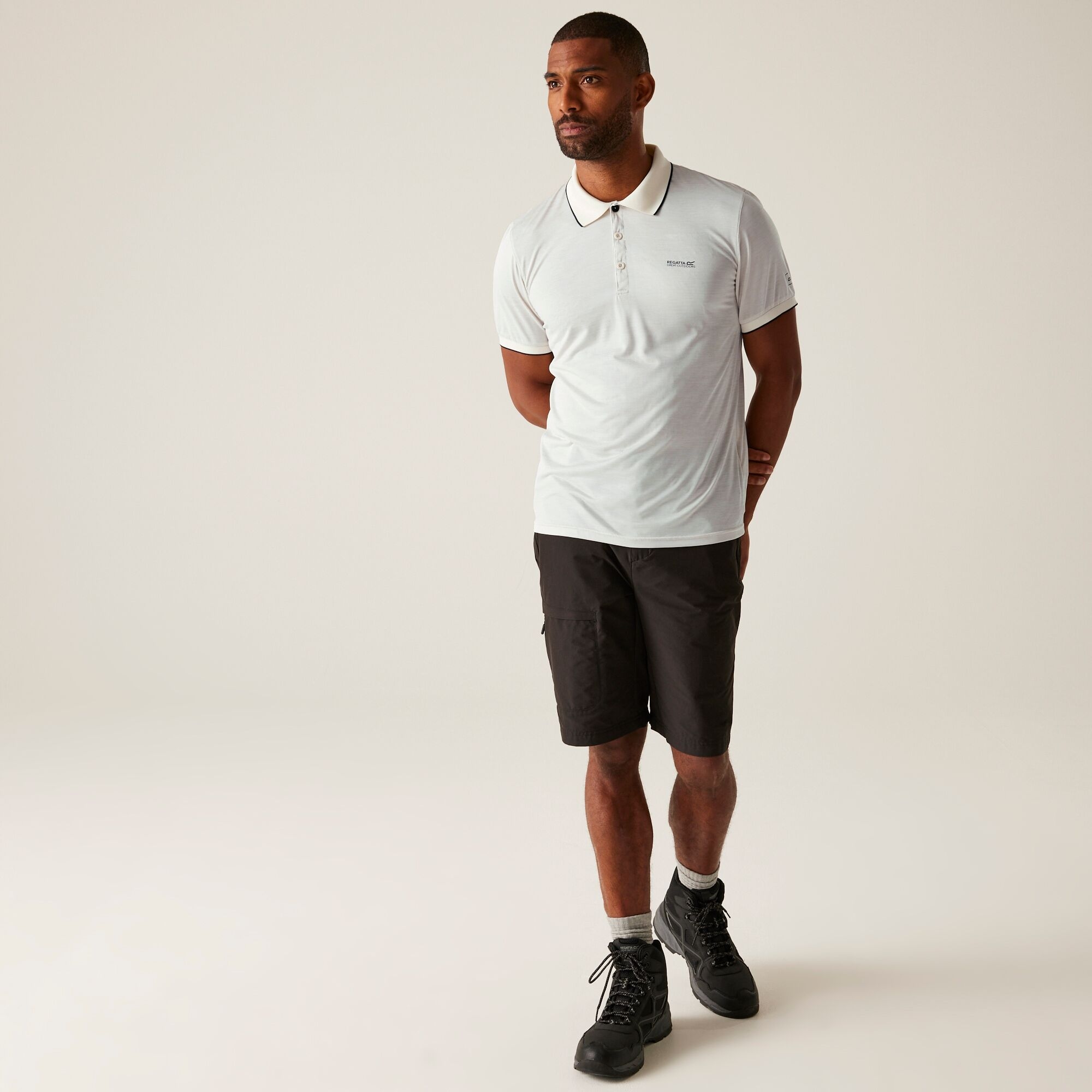 Men's Remex II Jersey Polo Shirt | Stone White