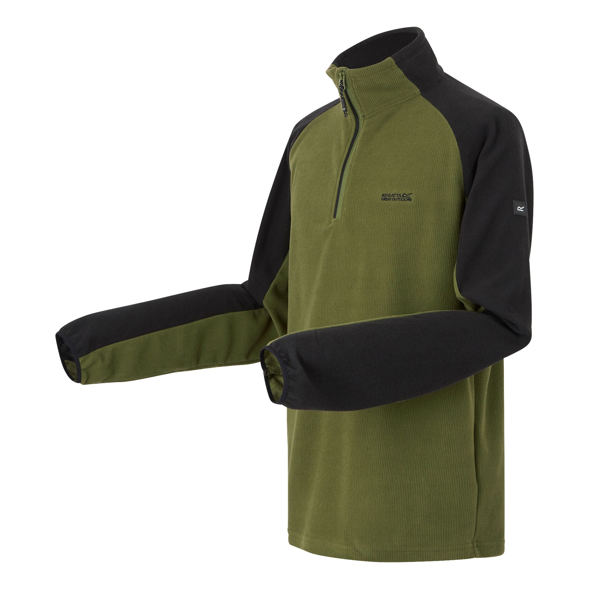 Men's Elson II Lightweight Fleece | Nephrite Green Black