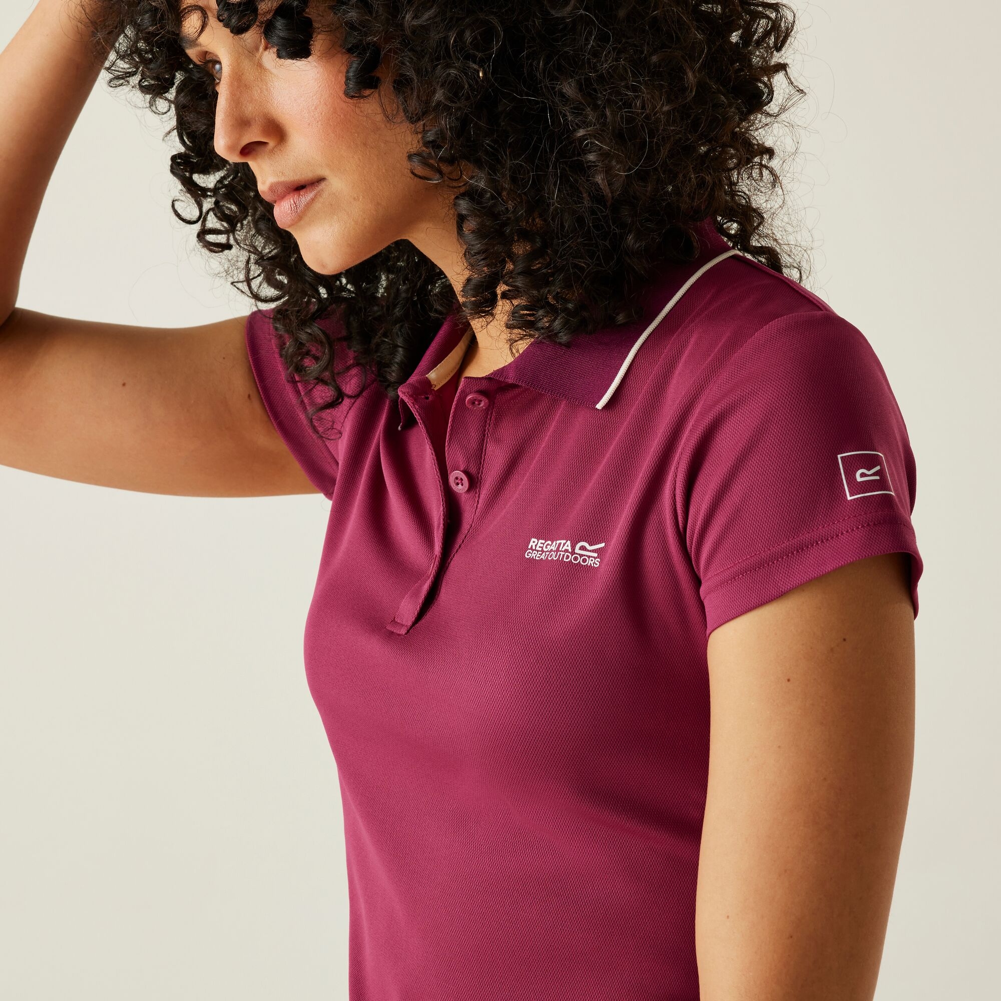 Women's Maverick V Active Polo Shirt | Beaujolais