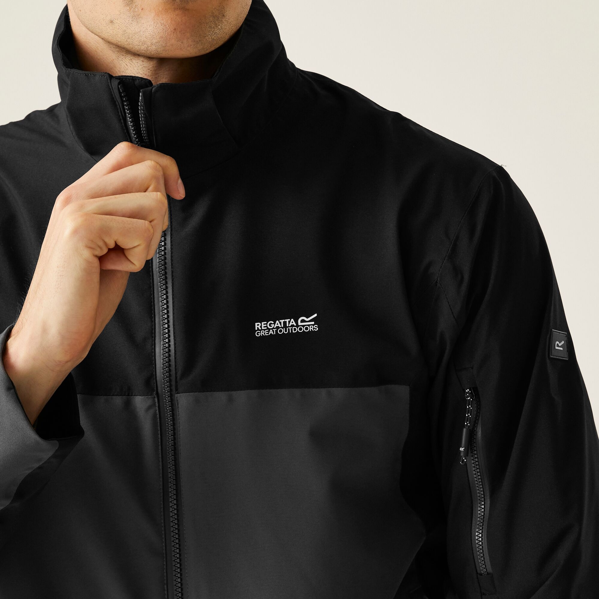 Men's Bosfield III Waterproof Jacket | Ash Black