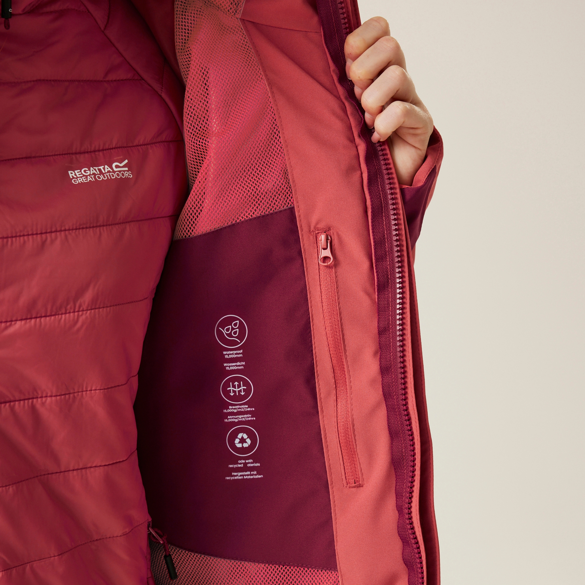 Women's Wentwood IX 3-in-1 Jacket | Mineral Red Rumba Red