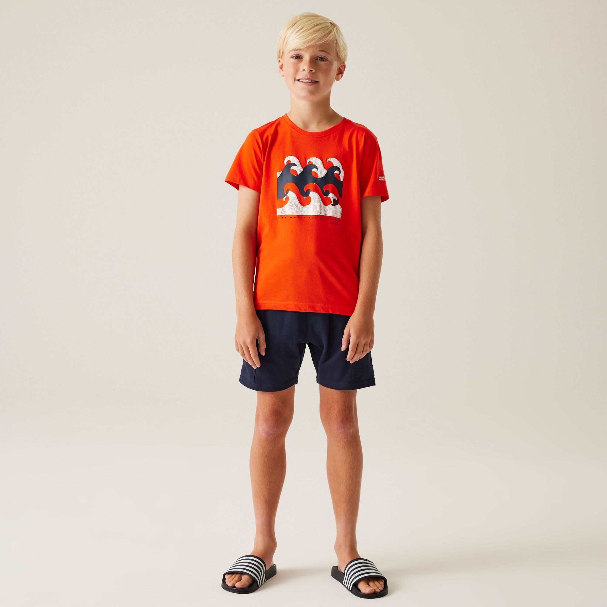 Kids' Bosley VIII T-Shirt | Tangerine Tango