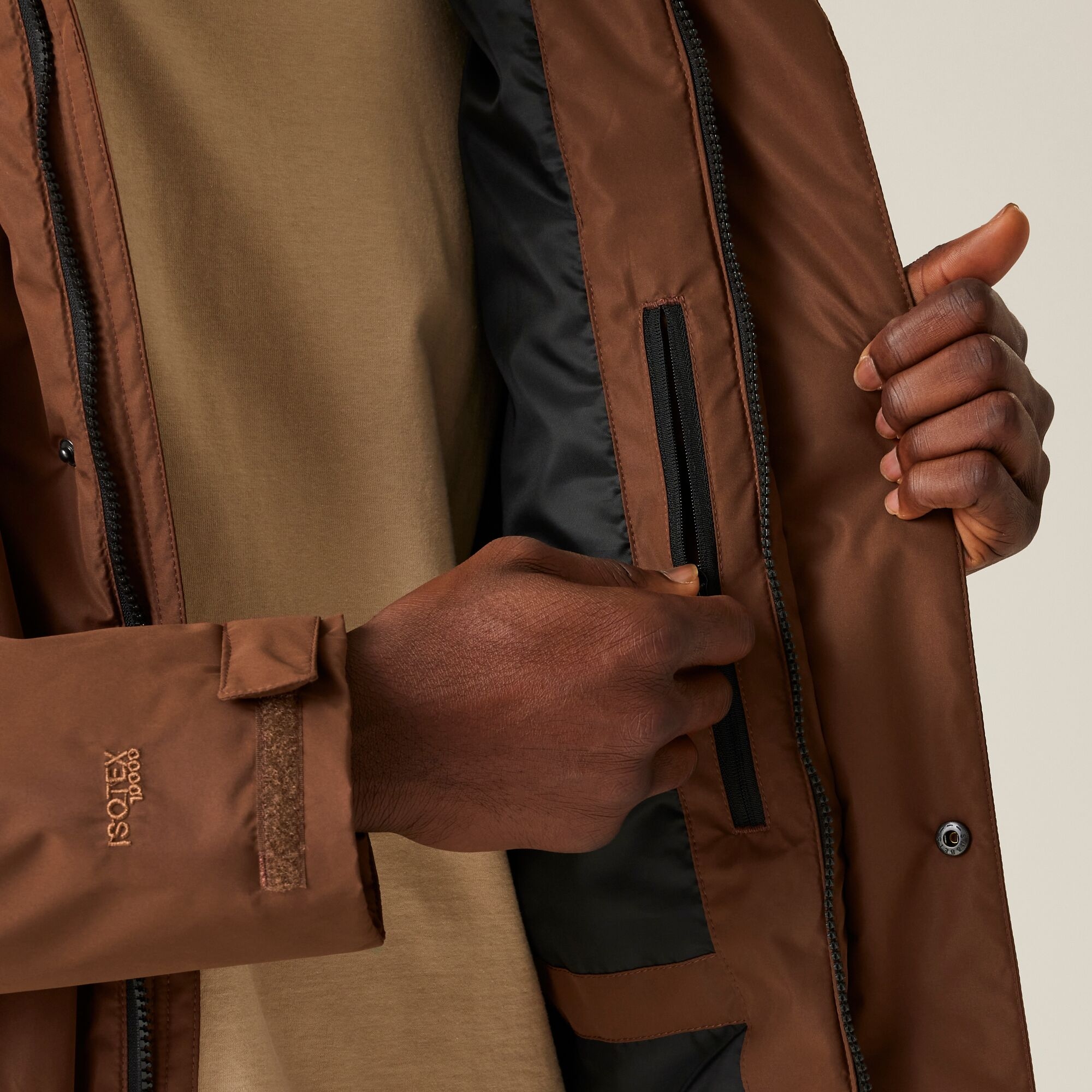 Men's Salinger IV Waterproof Jacket | Dark Brown