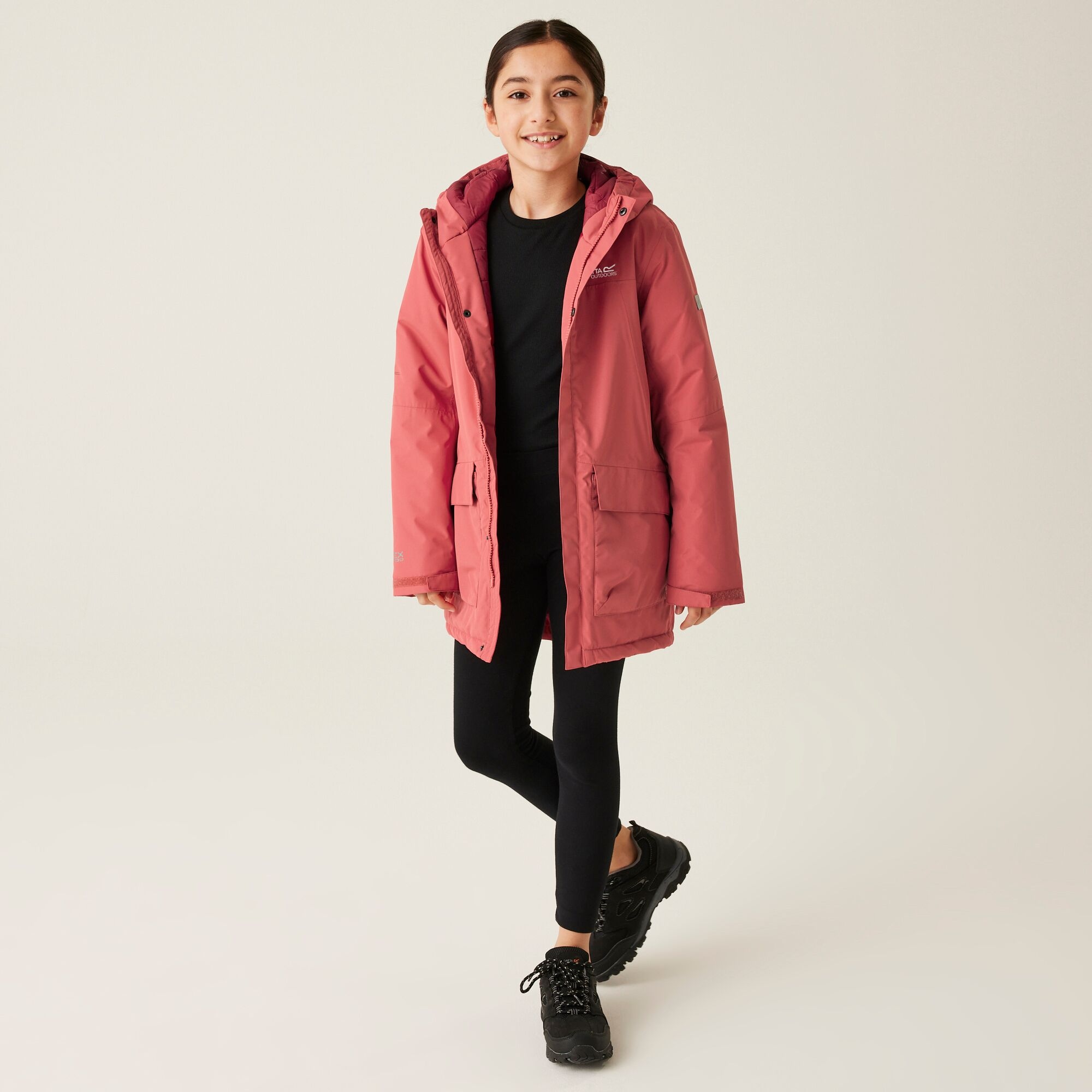 Kids' Farbank Waterproof Jacket | Mineral Red Rumba Red