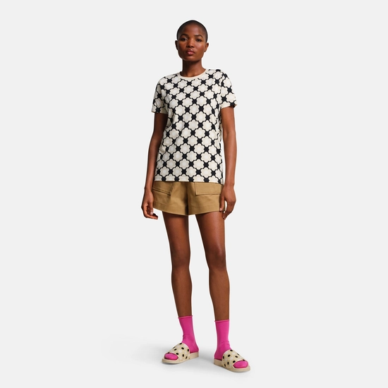Orla Kiely Tee | Spinning Flower Black