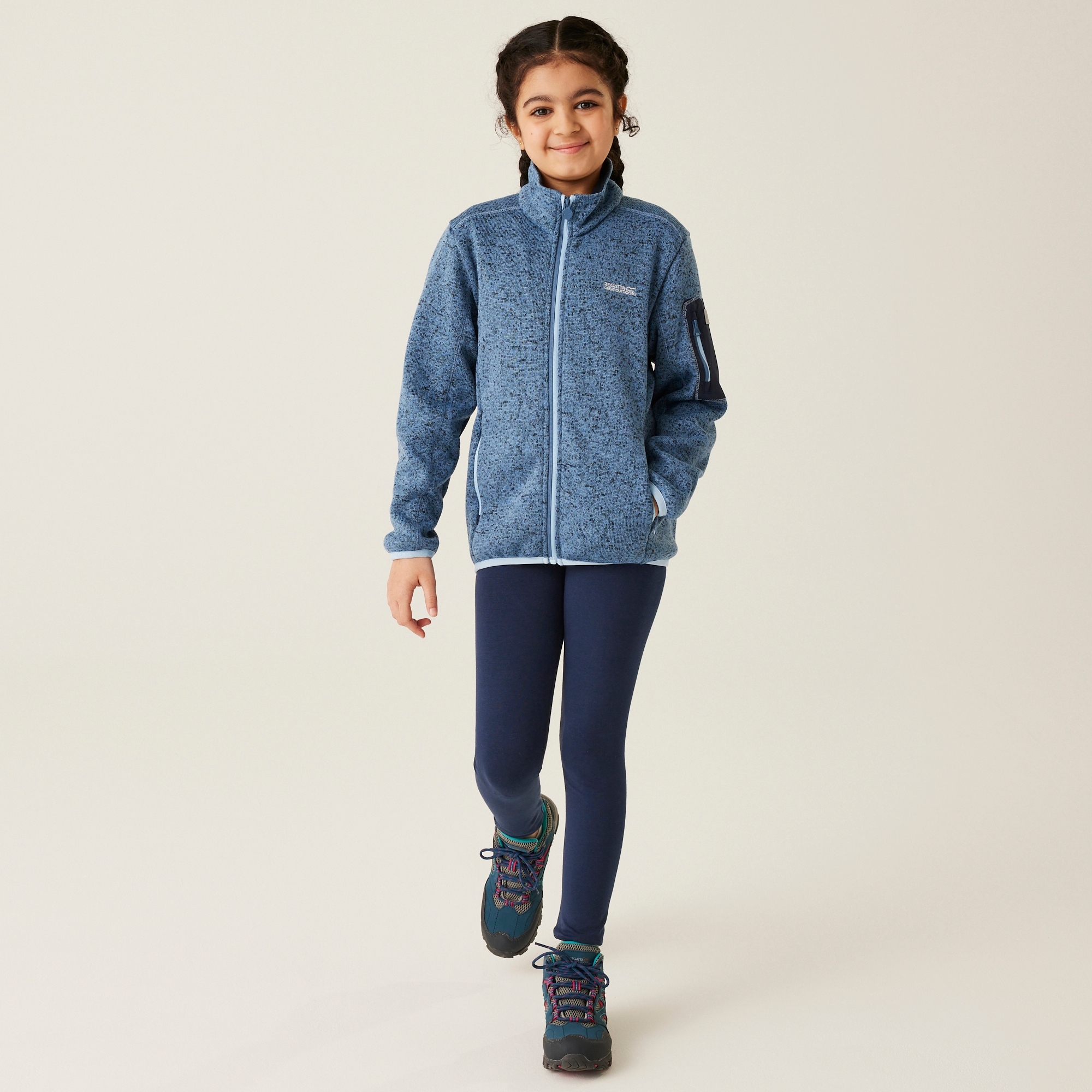 Kids' Newhill Full Zip Fleece | Coronet Blue Navy
