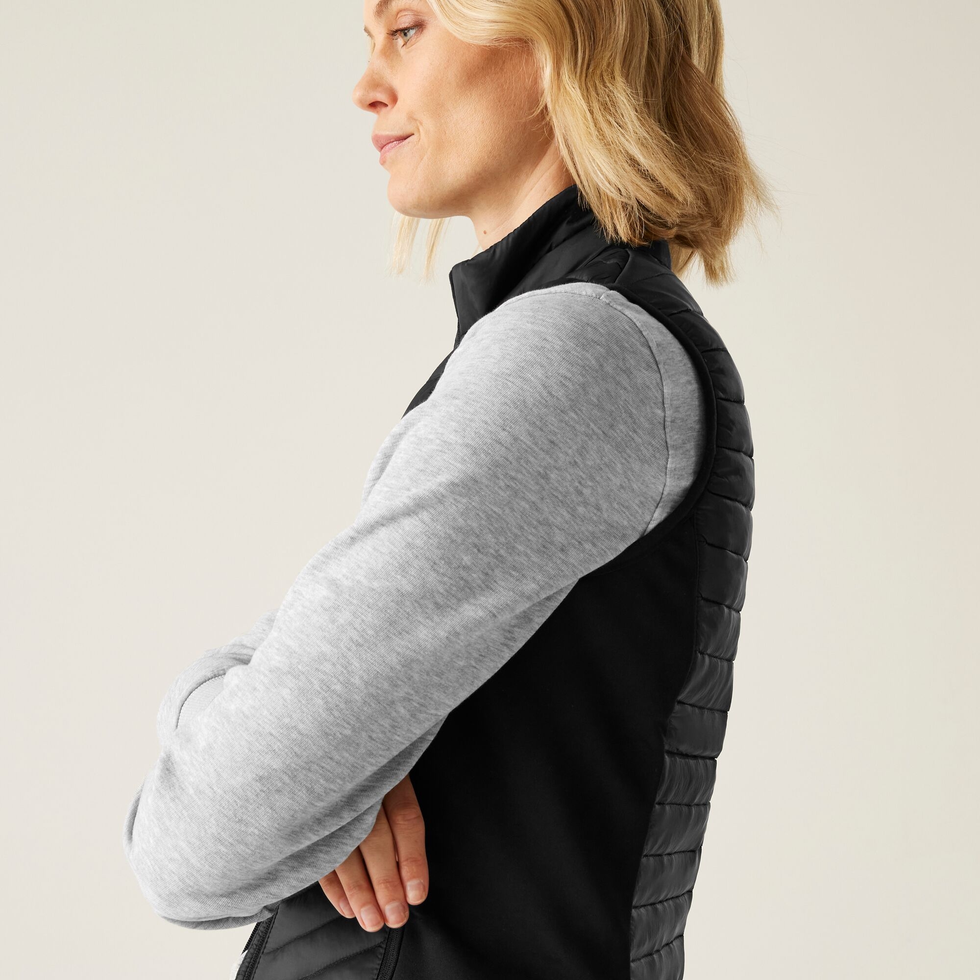 Women's Andreson Hybrid Gilet | Black