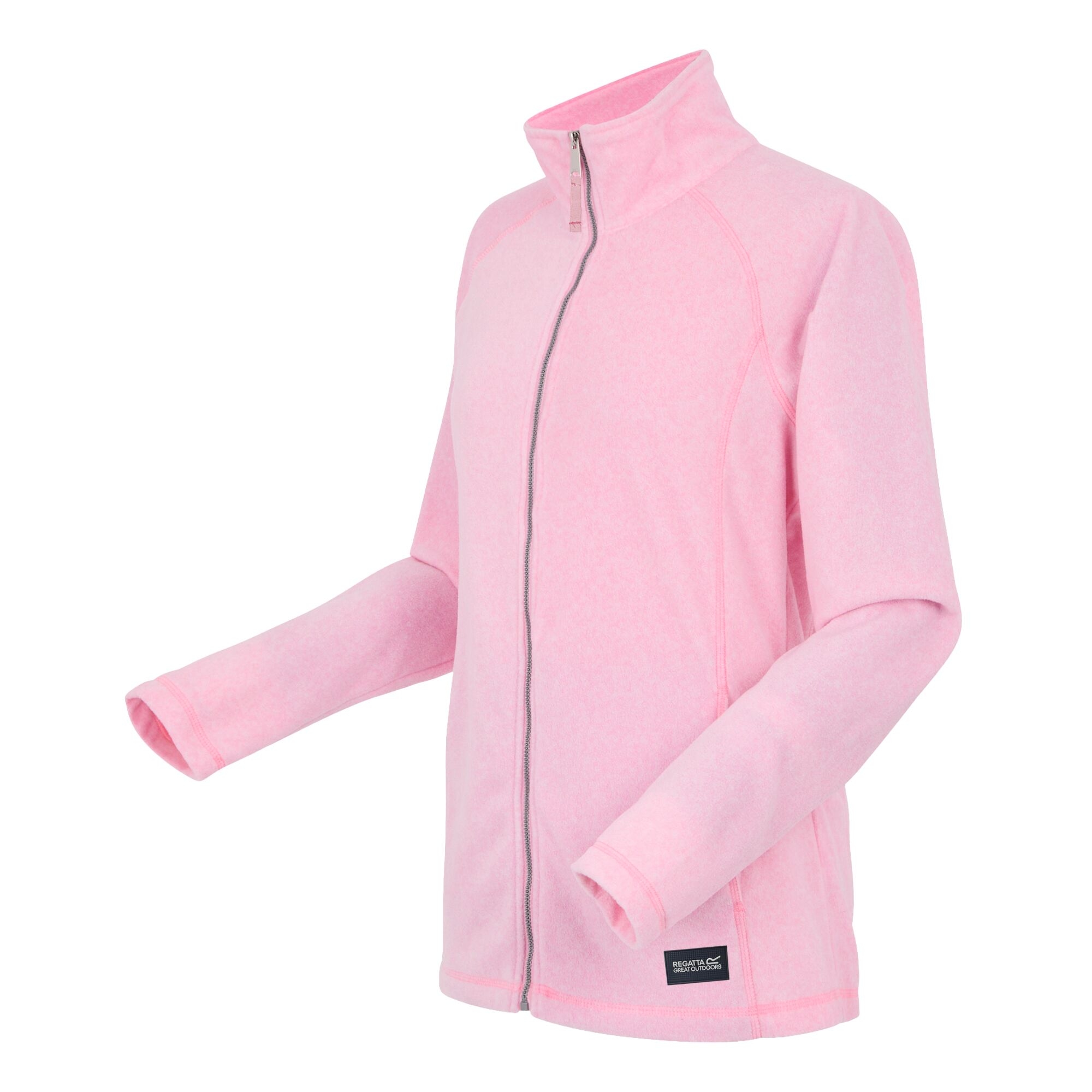 Women's Mayse Full Zip Fleece | Soft Pink Marl