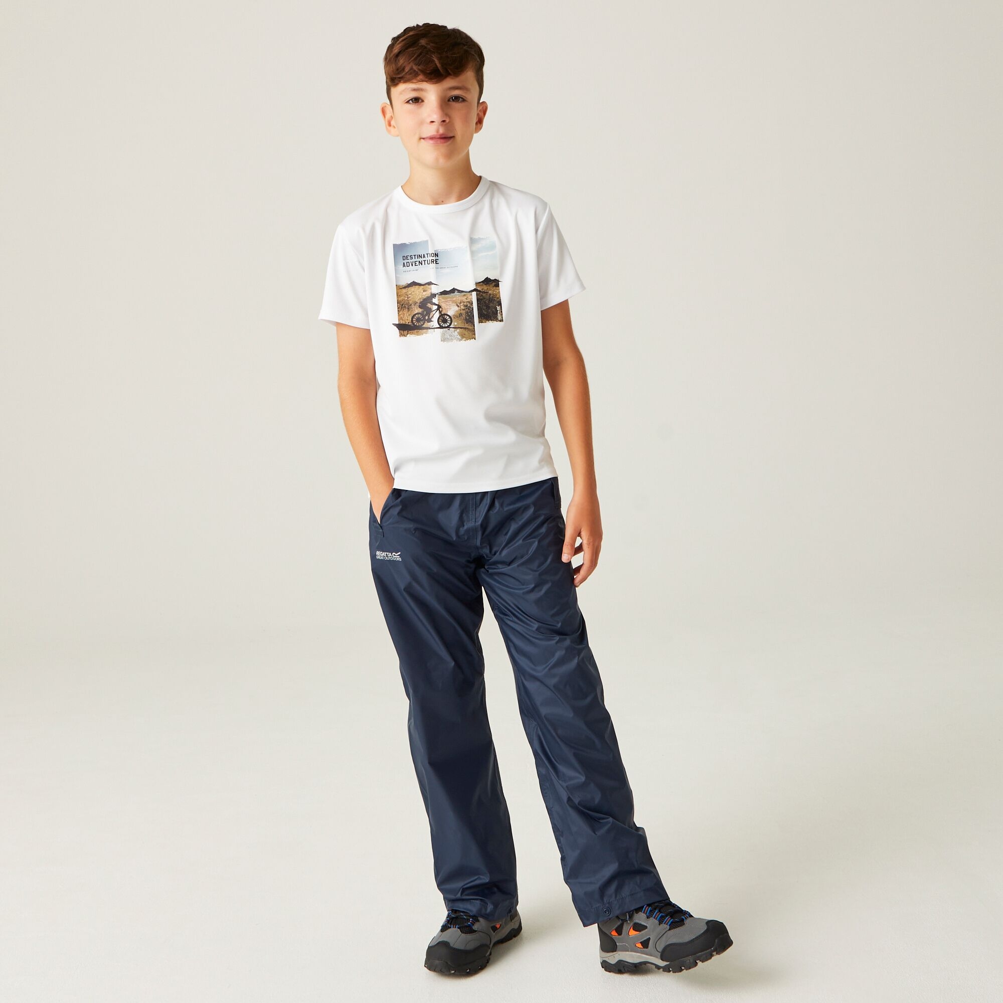 Kids' Pack It Waterproof Overtrousers | Midnight