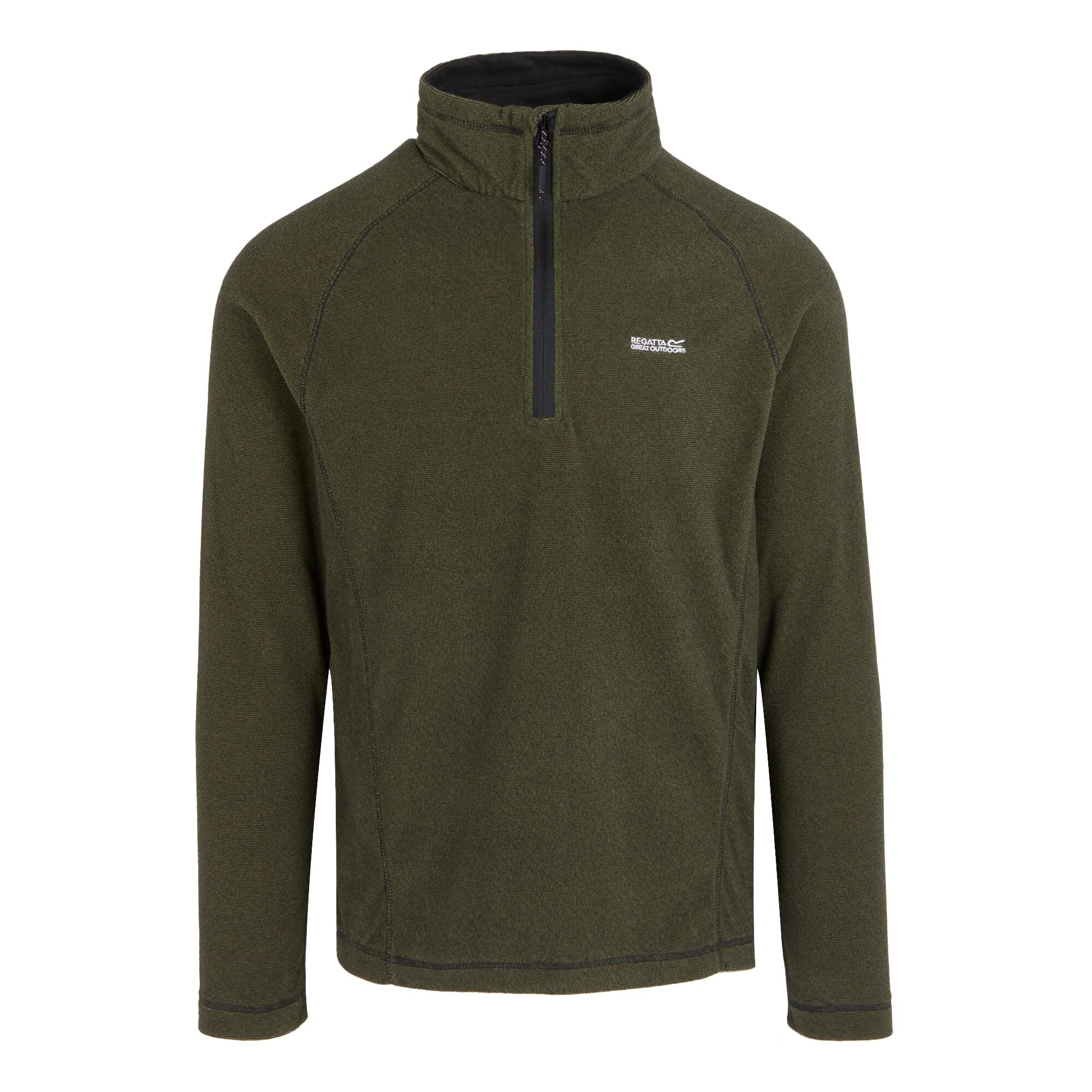 Men's Montes Lightweight Half Zip Fleece | Nephrite Green Black