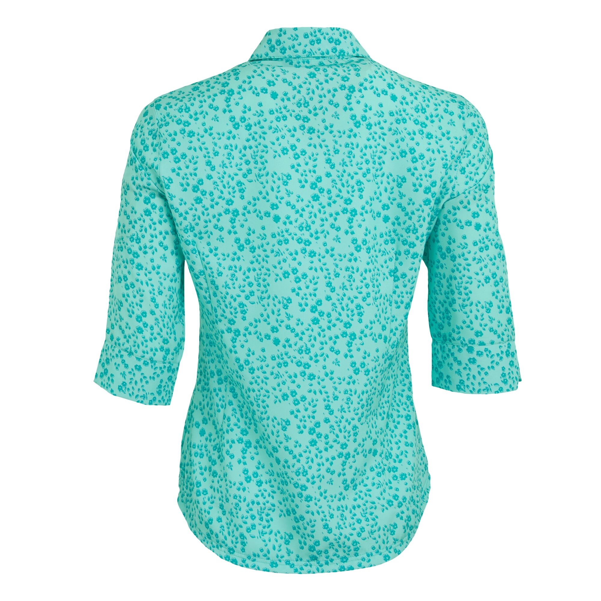 Women's Kinnis Lightweight Shirt | Aruba Blue Meadow Print