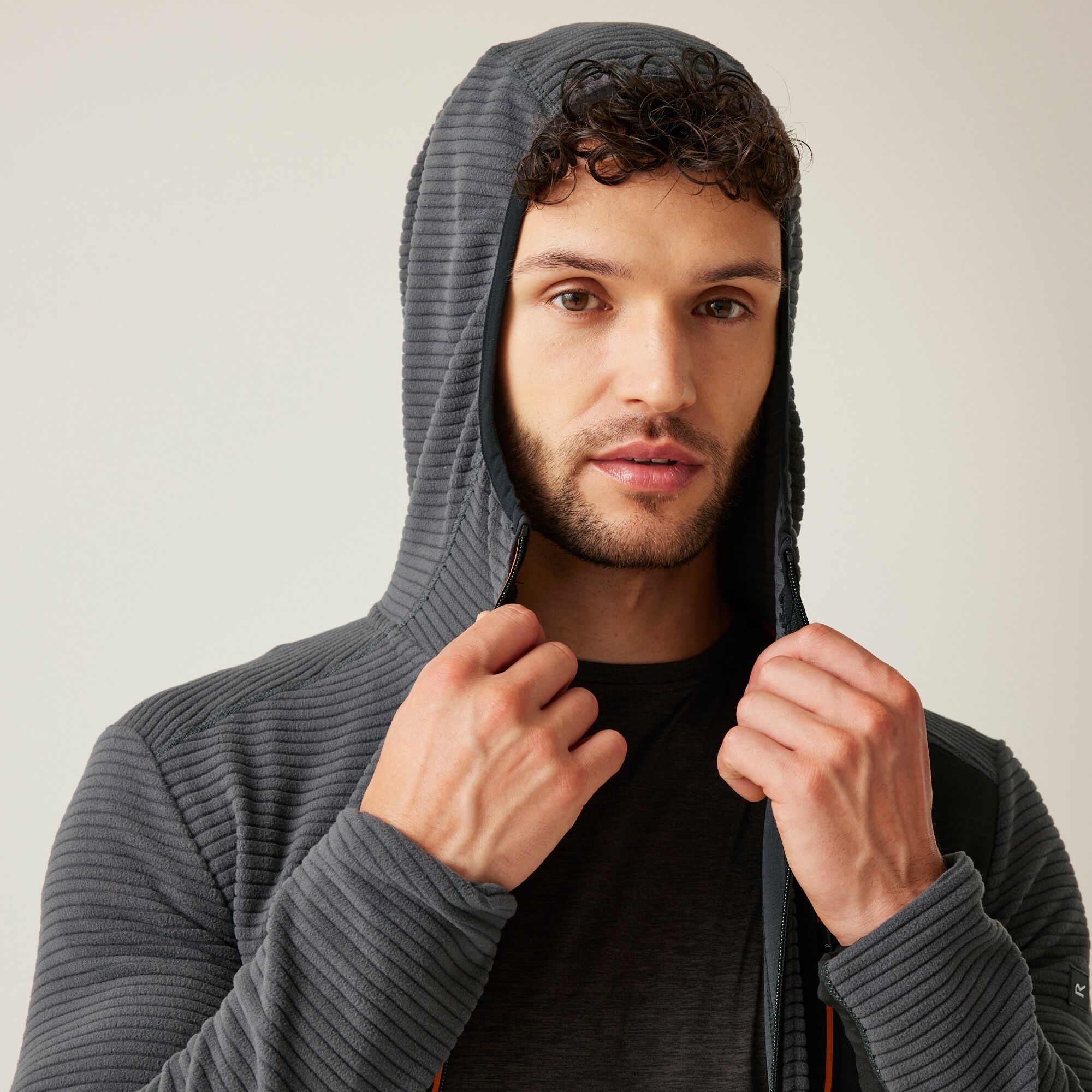 Men's Lakewright Full Zip Fleece | Ash Black