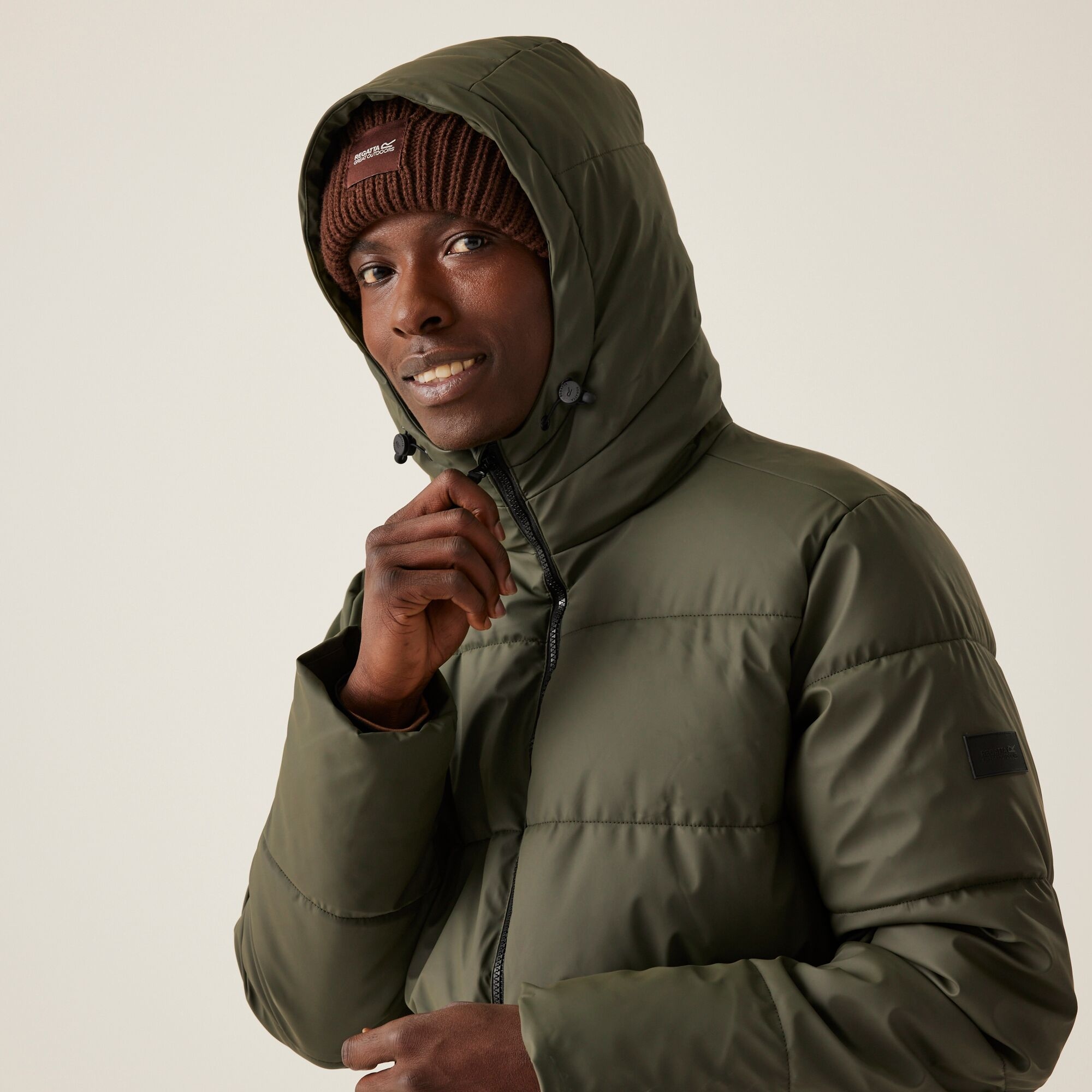 Men's Saltern Padded Jacket | Dark Khaki