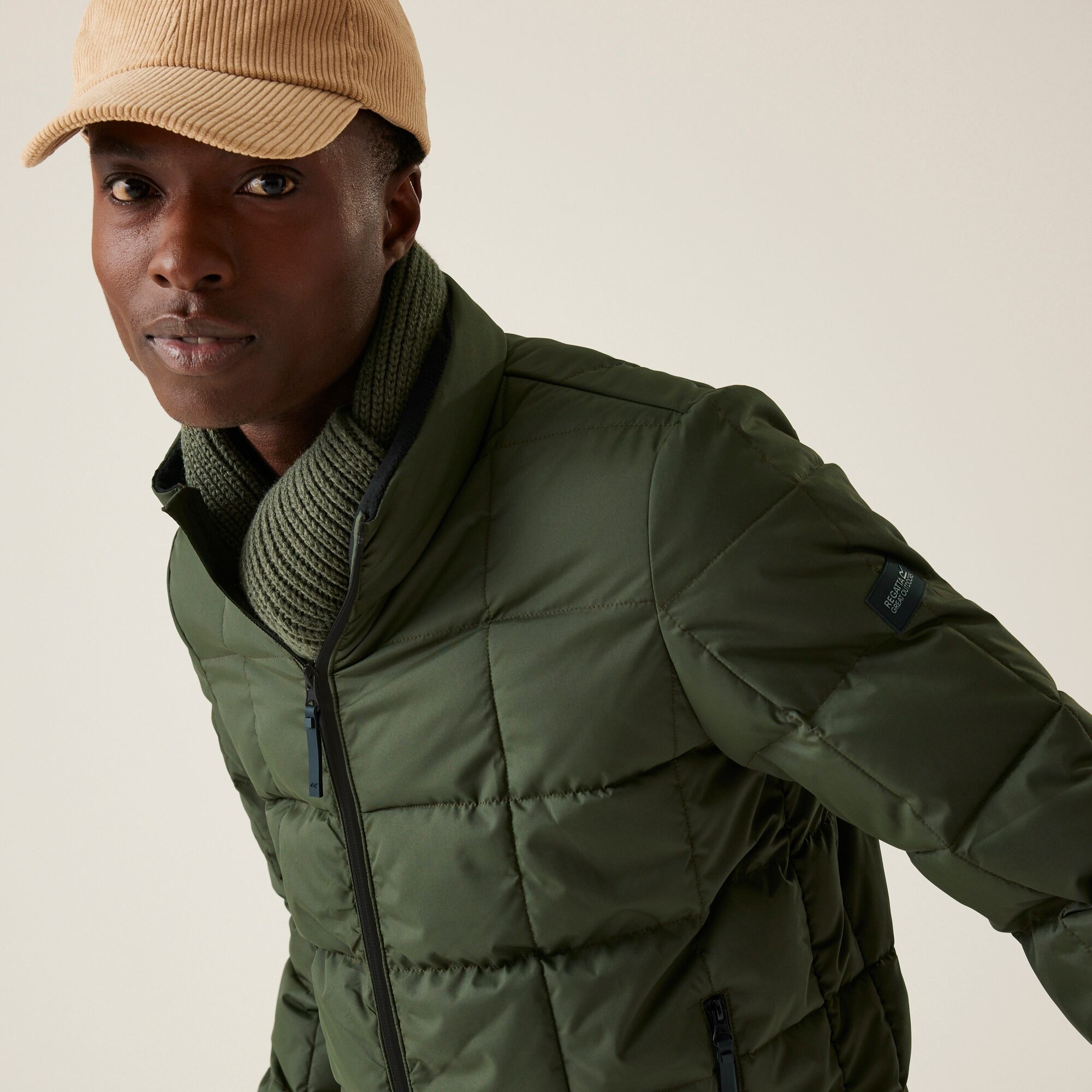 Men's Wilnor Padded Jacket | Dark Khaki