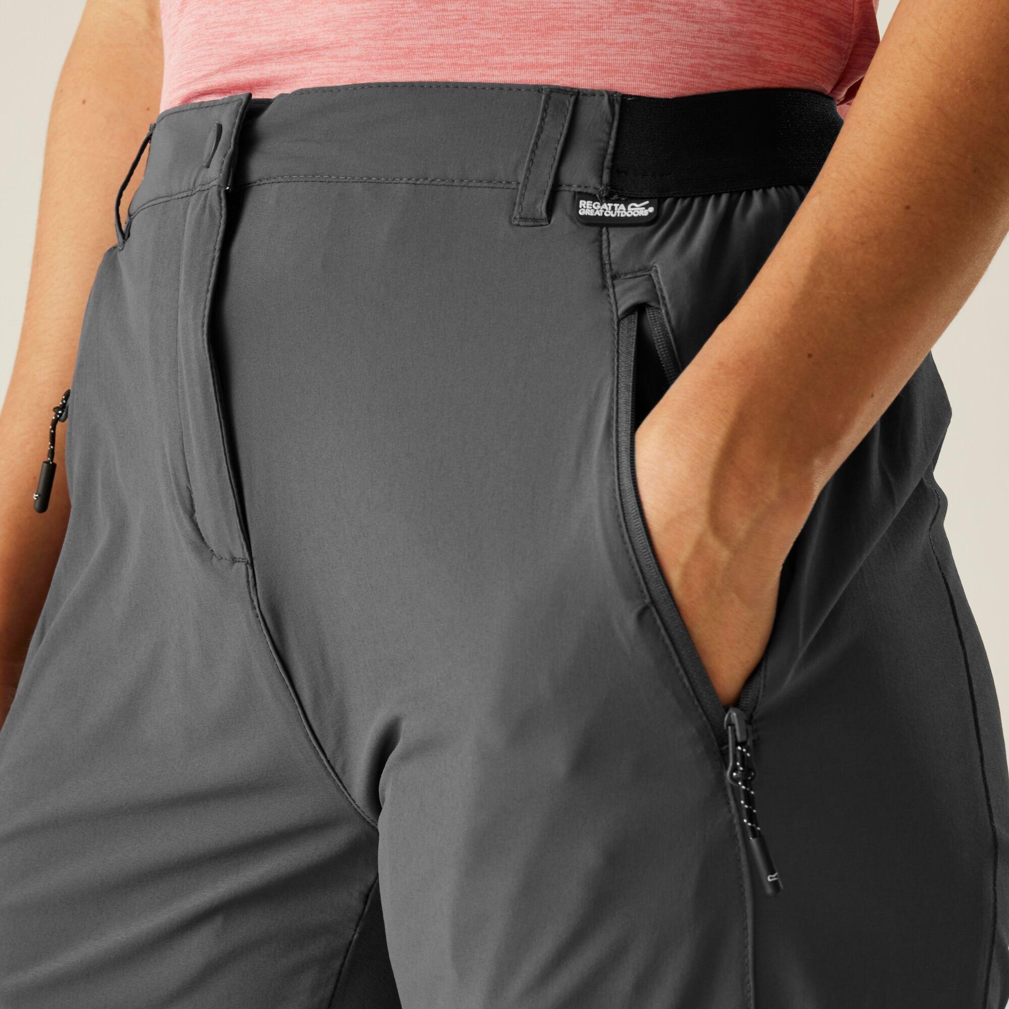 Women's Insect-Repellent Light II Packaway Trousers | Seal Grey