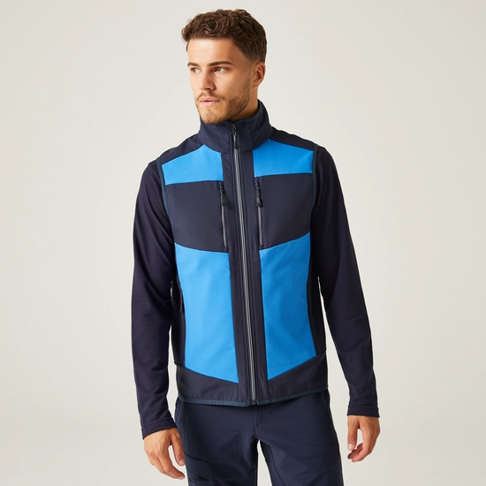 Men's E-Volve 2 Layer Softshell Bodywarmer | Ash Black