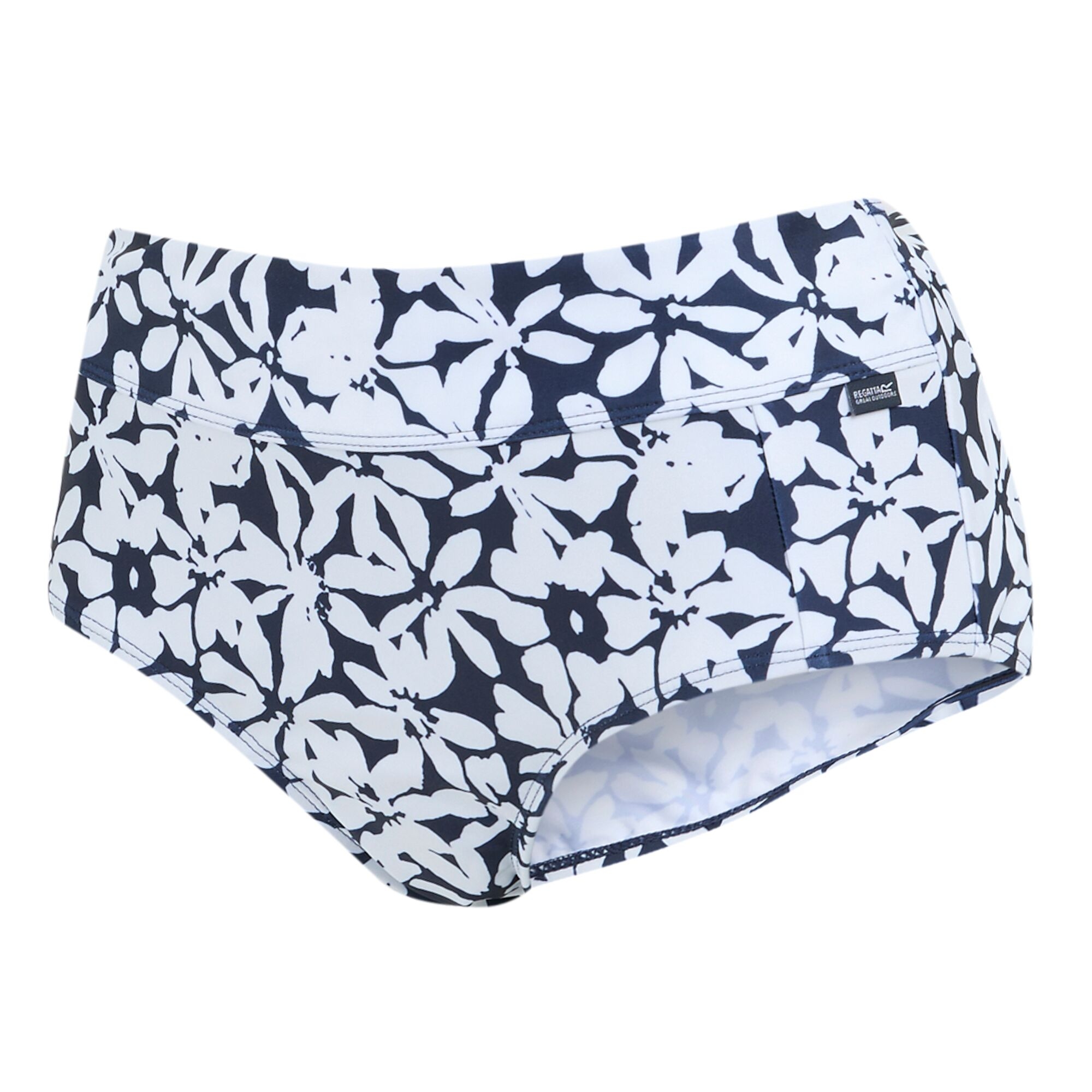 Women's Paloma Swim Brief | Navy White Large Floral