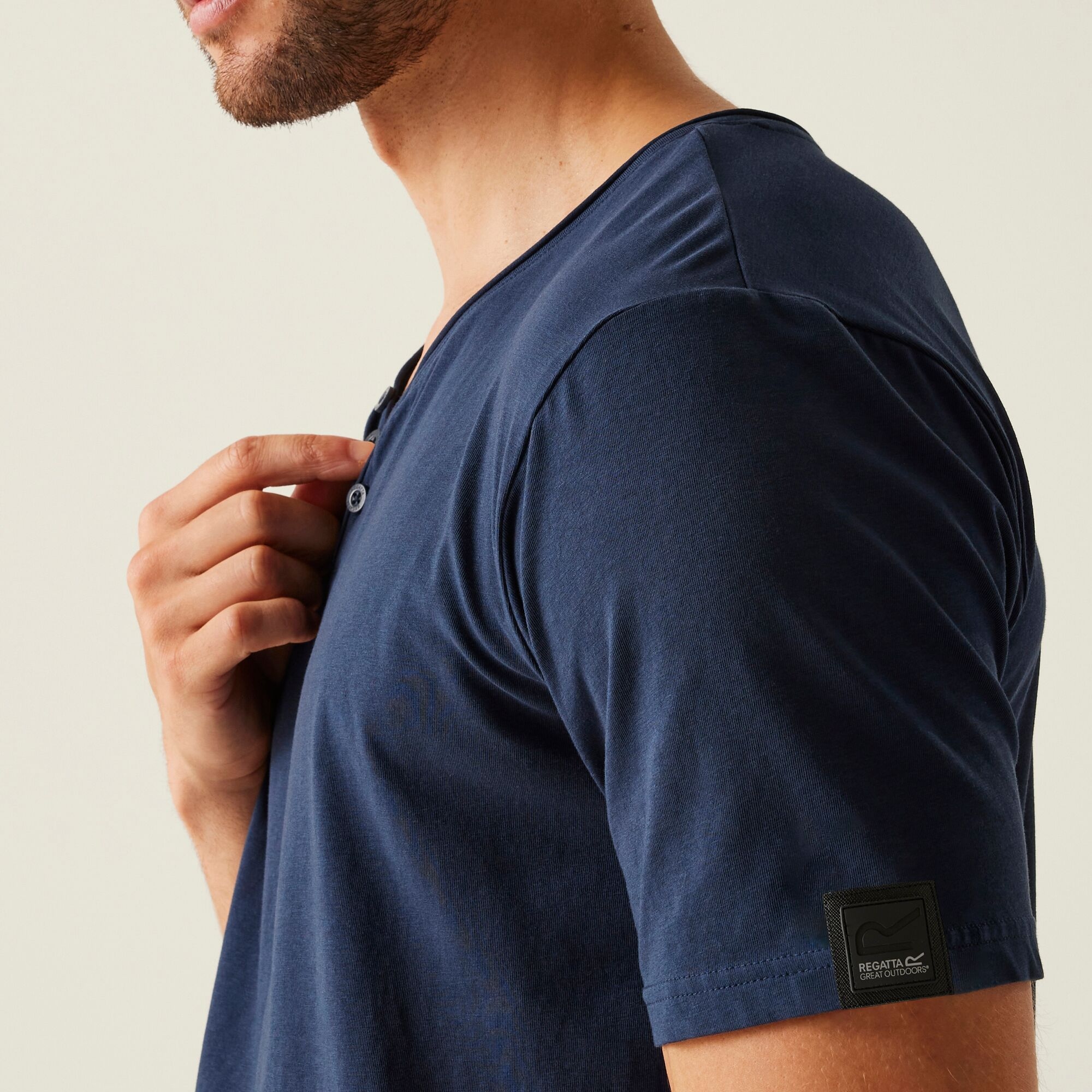 Men's Dewi Short Sleeve Shirt | Navy