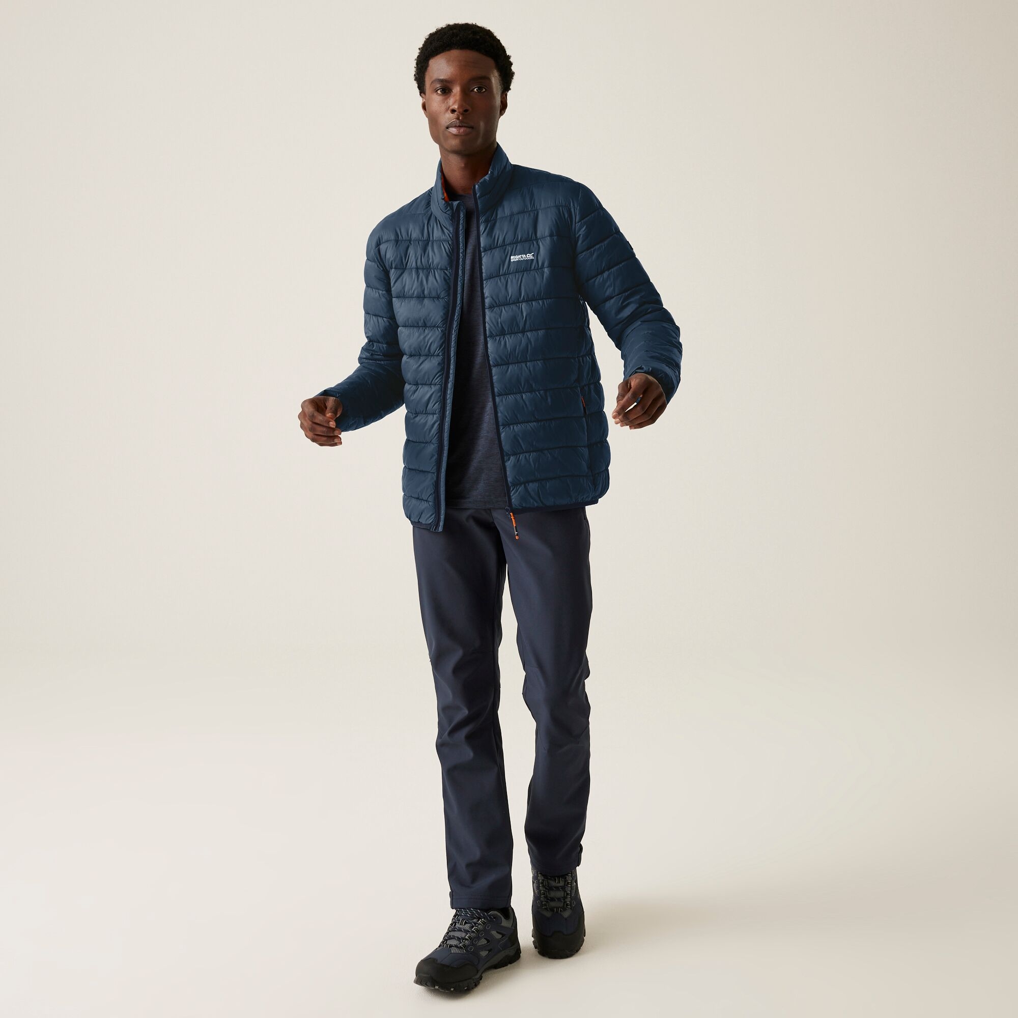 Men's Marizion Padded Jacket | Moonlight Denin Fox