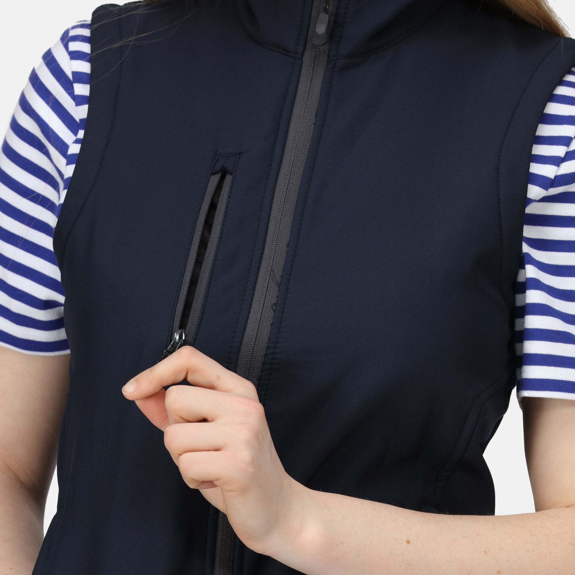 Women's Honestly Made Softshell Bodywarmer | Navy