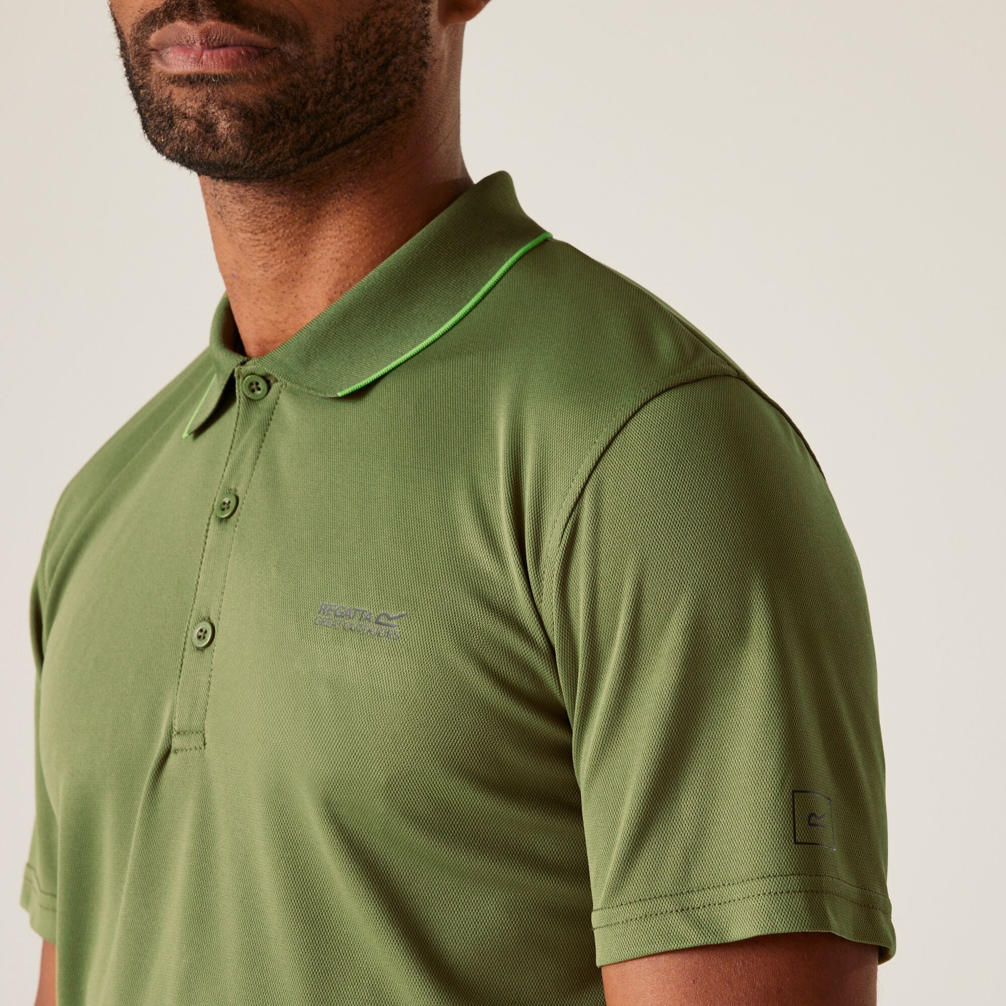 Men's Maverick V Active Polo Shirt | Nephrite Green