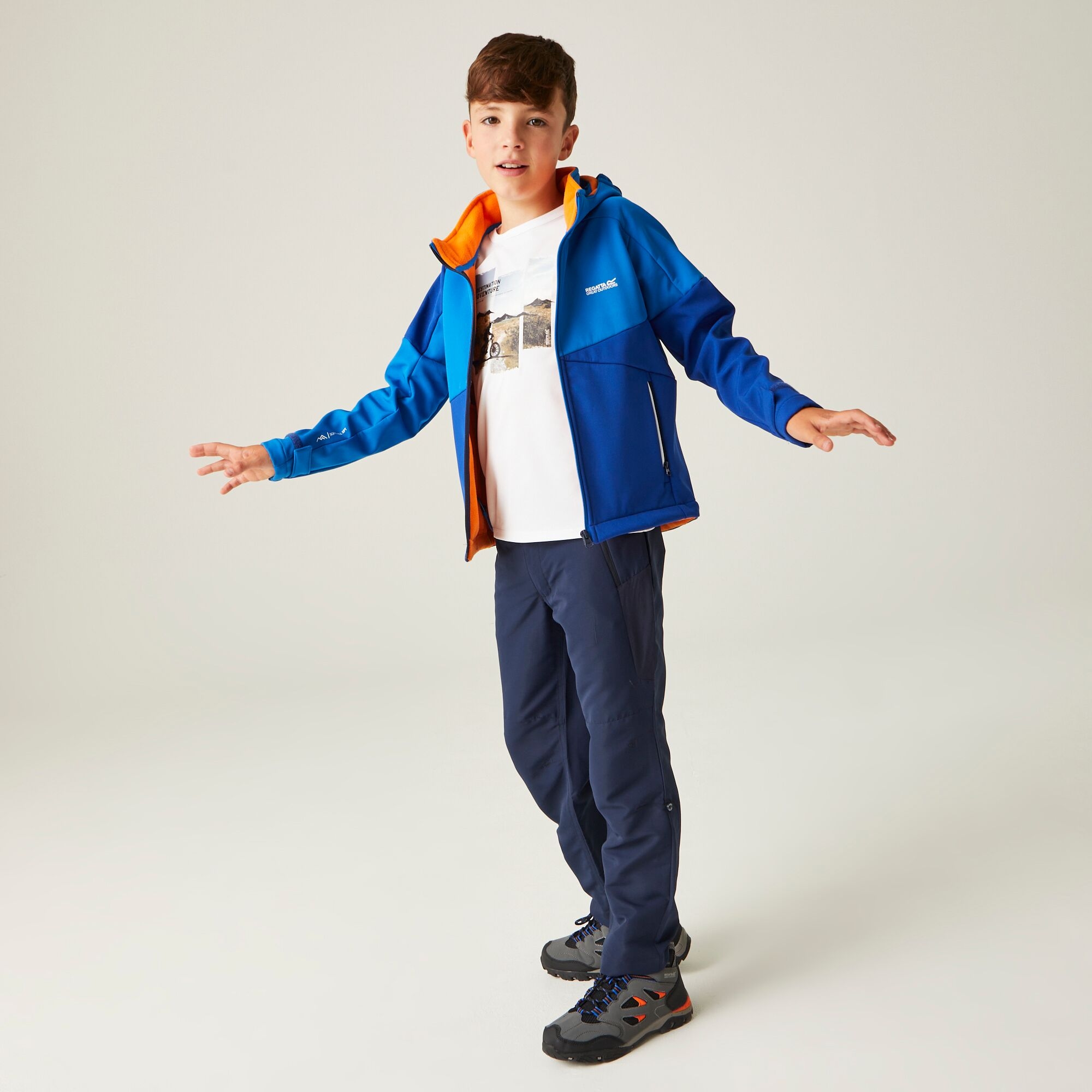 Kids' Acidity VII Softshell Jacket | Oxford Blue New Royal