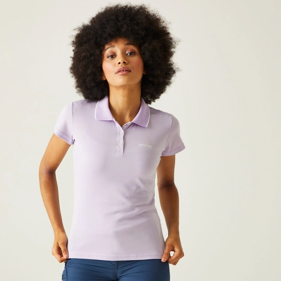 Women's Maverick V Active Polo Shirt | Purple Sage
