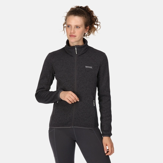 Women's Newhill Full Zip Fleece | Quiet Green Seal Grey