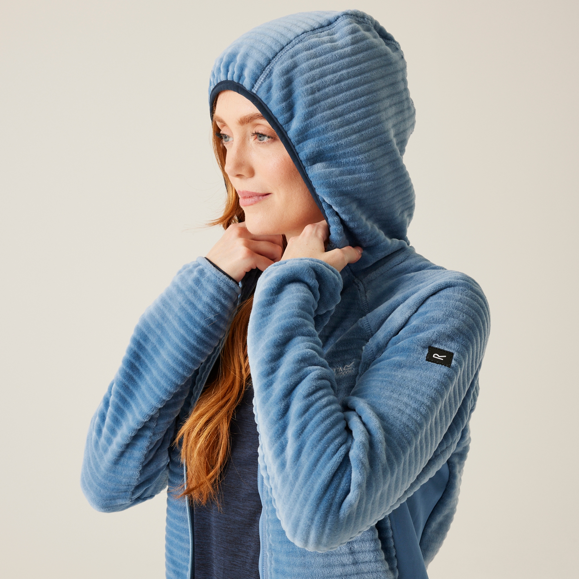 Women's Endra Hooded Fleece | Coronet Blue